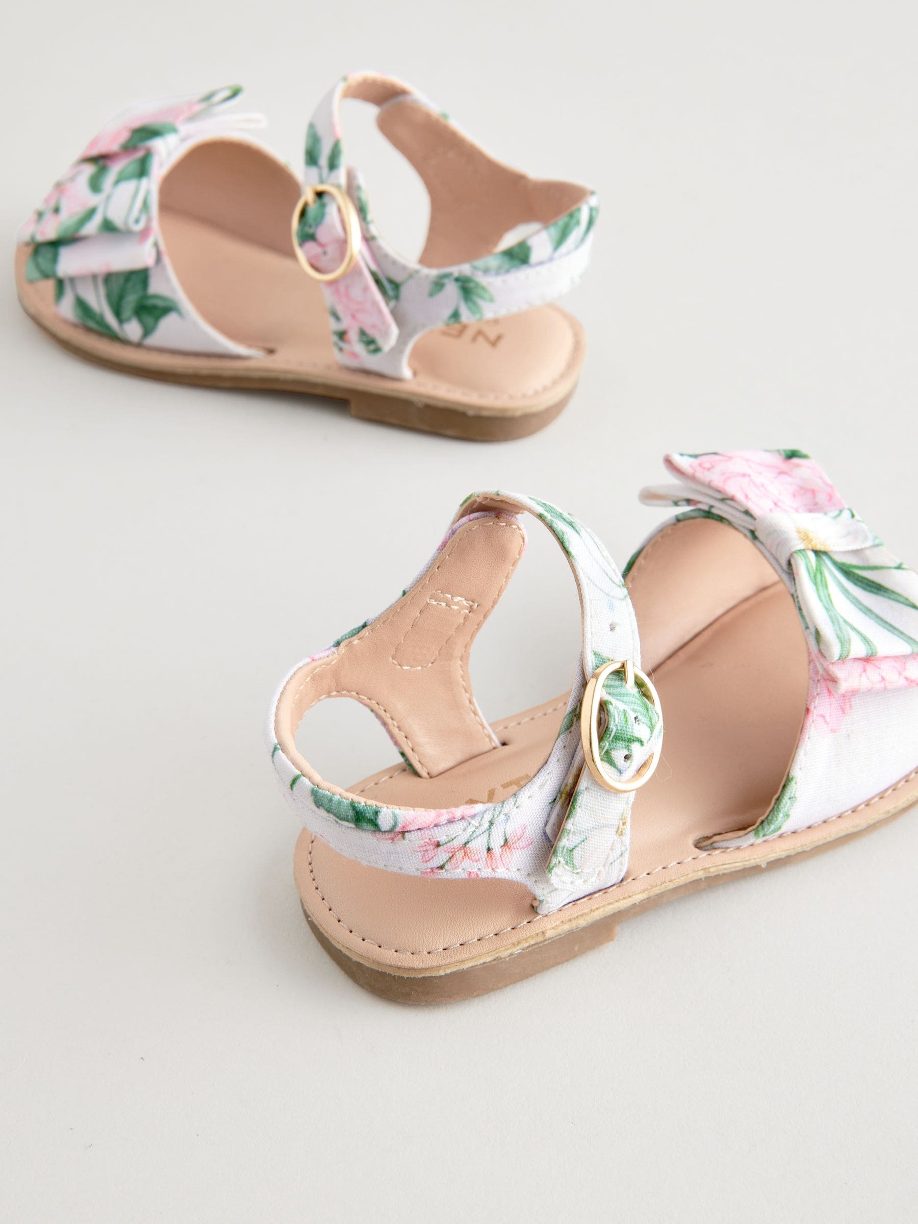 Floral Standard Fit (F) Bow Occasion Sandals