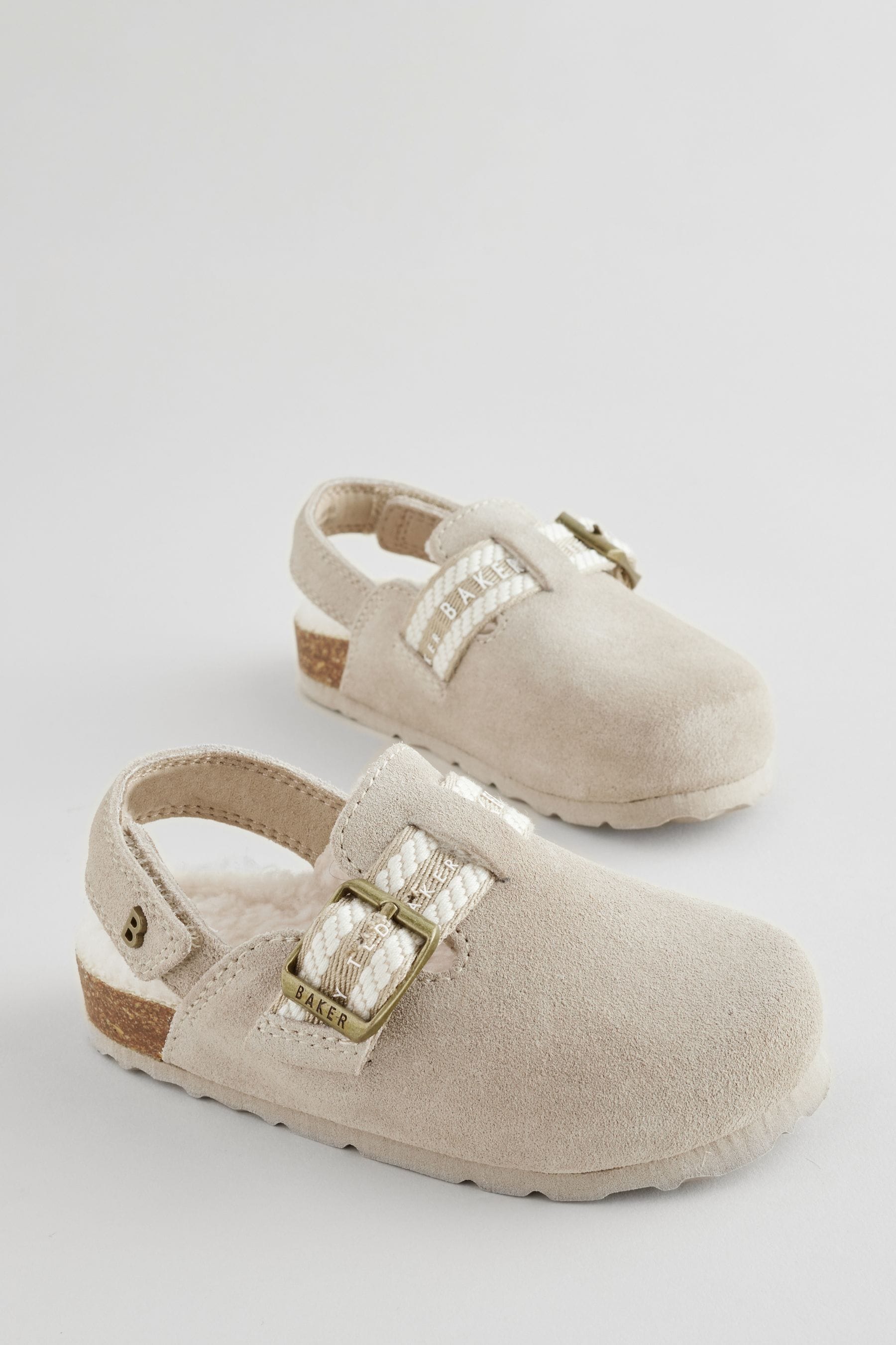 Baker by Ted Baker Boys Stone Clog Mules Slippers