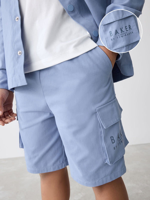 Baker by Ted Baker Woven Cargo 100% Cotton Shorts