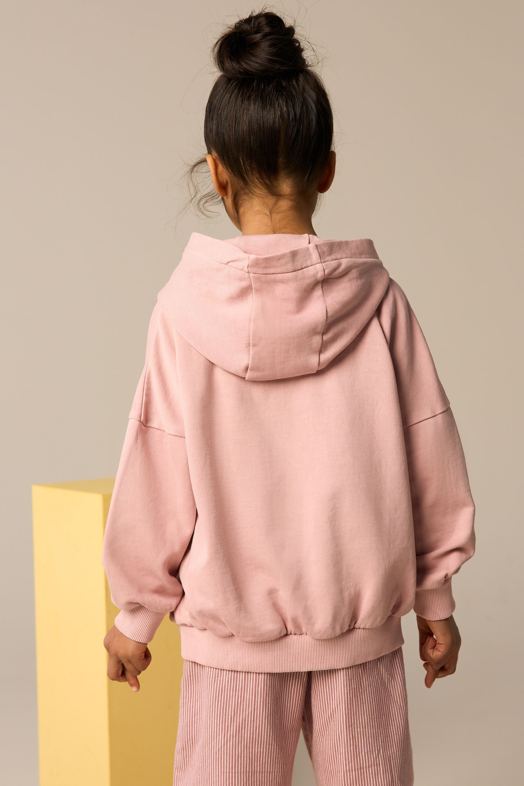 Pink Hoodie Printed Slogan Hoodie (3-16yrs)