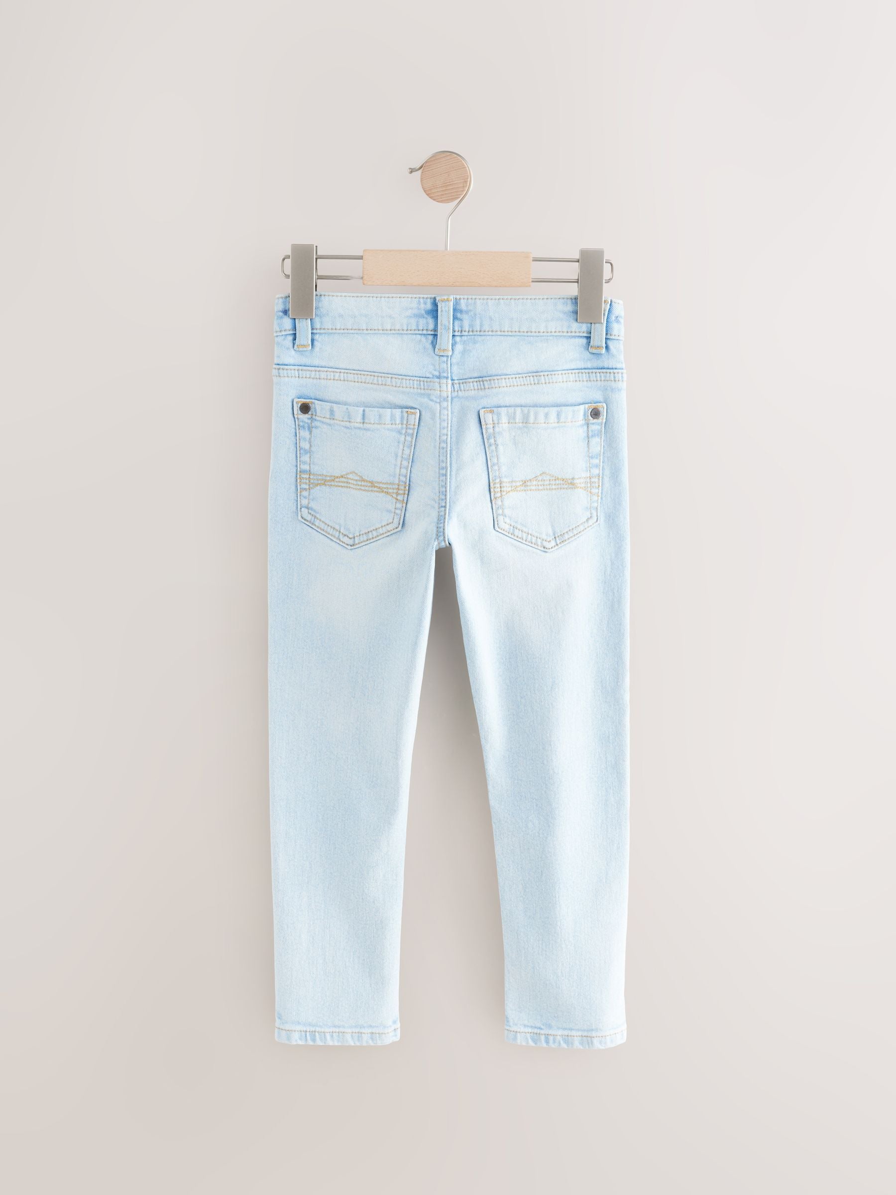 Bleach Wash Skinny Fit Stretch Jeans (3-17yrs)