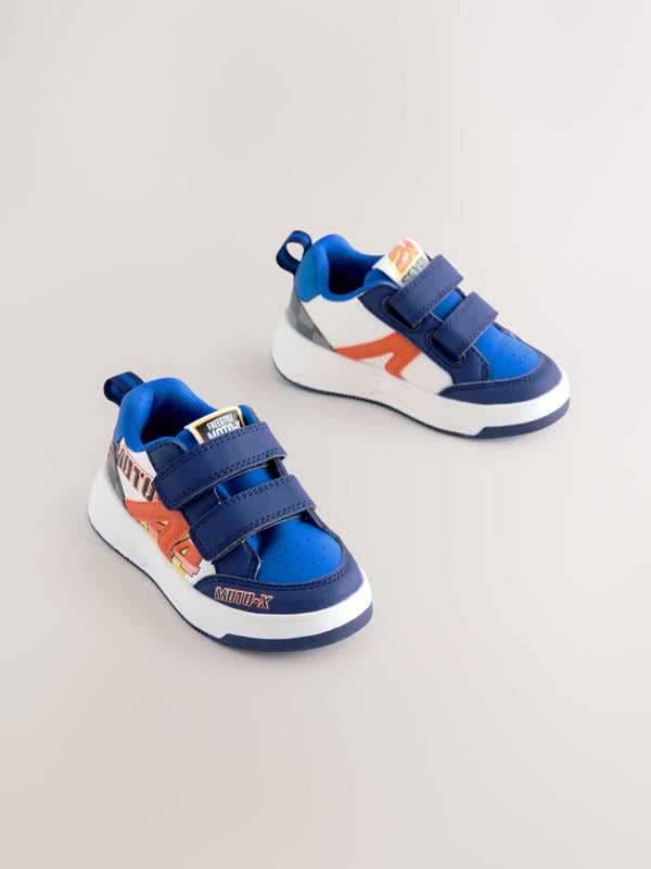 Blue Racing Wide Fit (G) Touch Fastening Two Strap Trainers