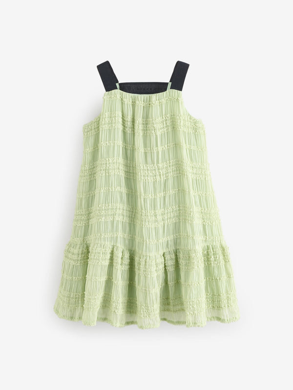 Baker by Ted Baker Lime Green Textured Dress