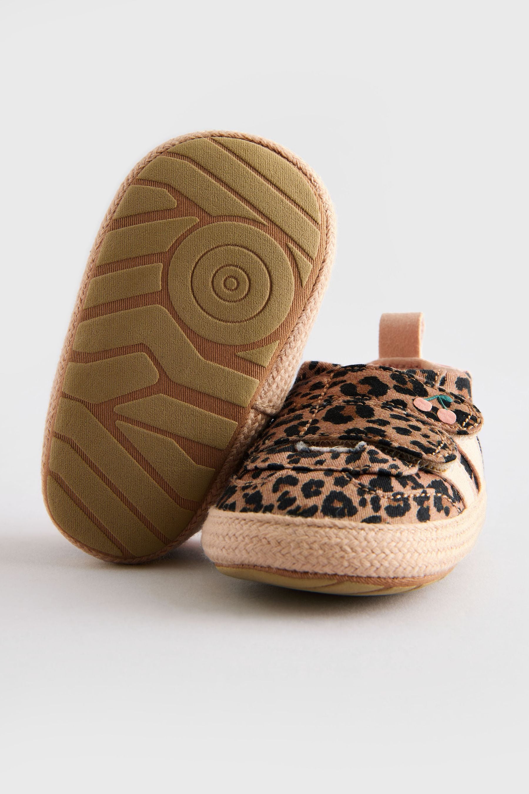 Animal Print Touch Fasten Baby Trainers (0-24mths)