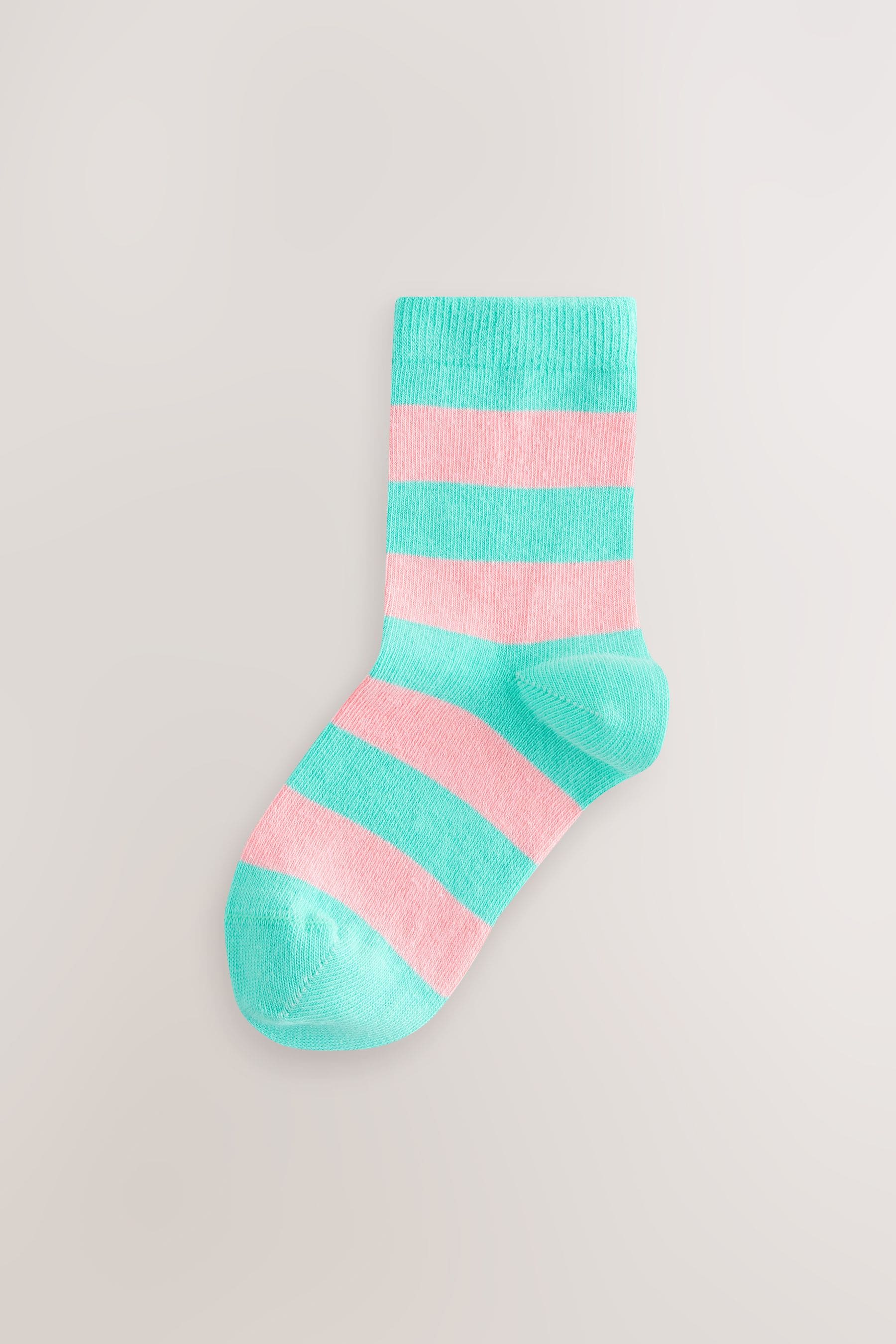 Multi Cotton Rich Stripe Ankle Socks 3 Pack