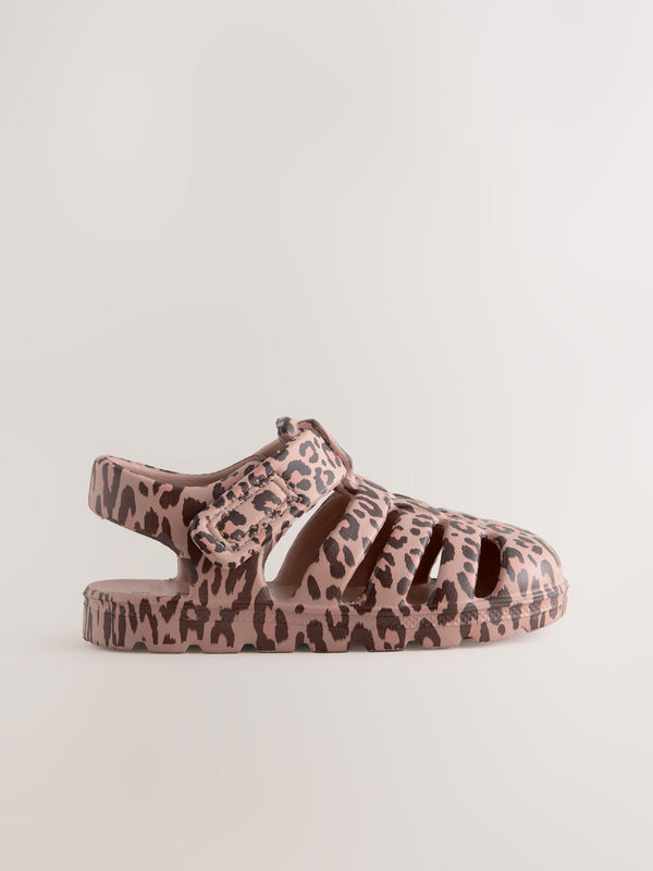 Animal Print Eva Fisherman Sandals