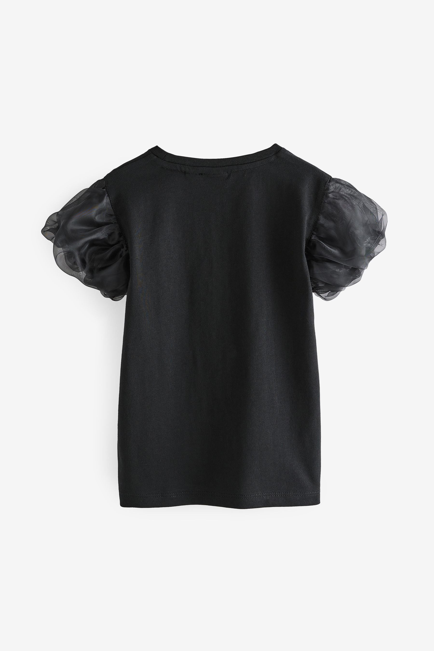 Baker by Ted Baker Organza Sleeve Hotfix T-Shirt