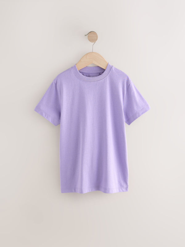 Lilac Purple Regular Fit Short Sleeve T-Shirt (3-17yrs)