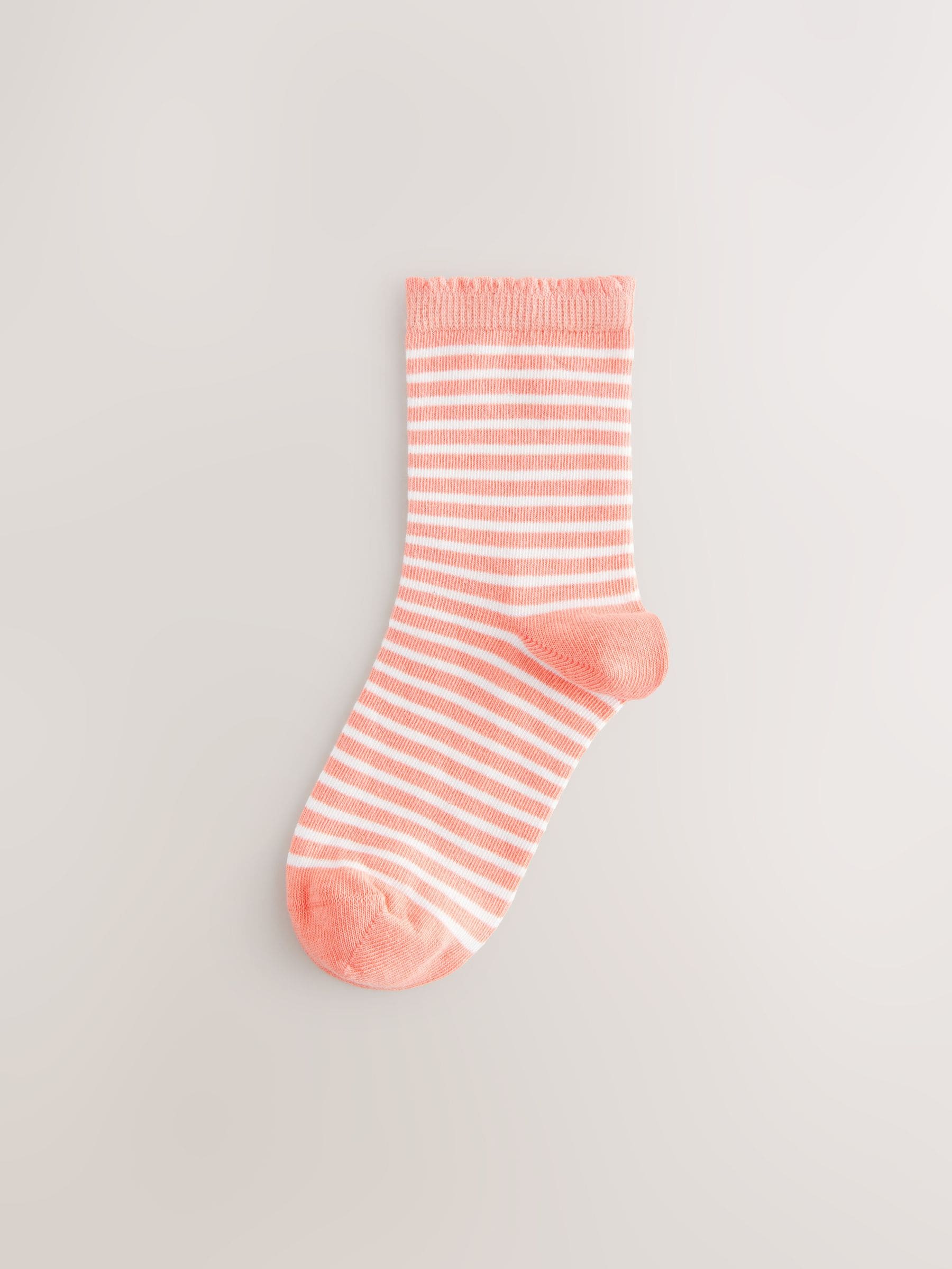 Multi Cotton Rich Ruffle Ankle Socks 5 Pack