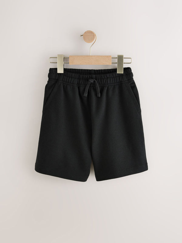 Black Basic Boxy Shorts (3-16yrs)