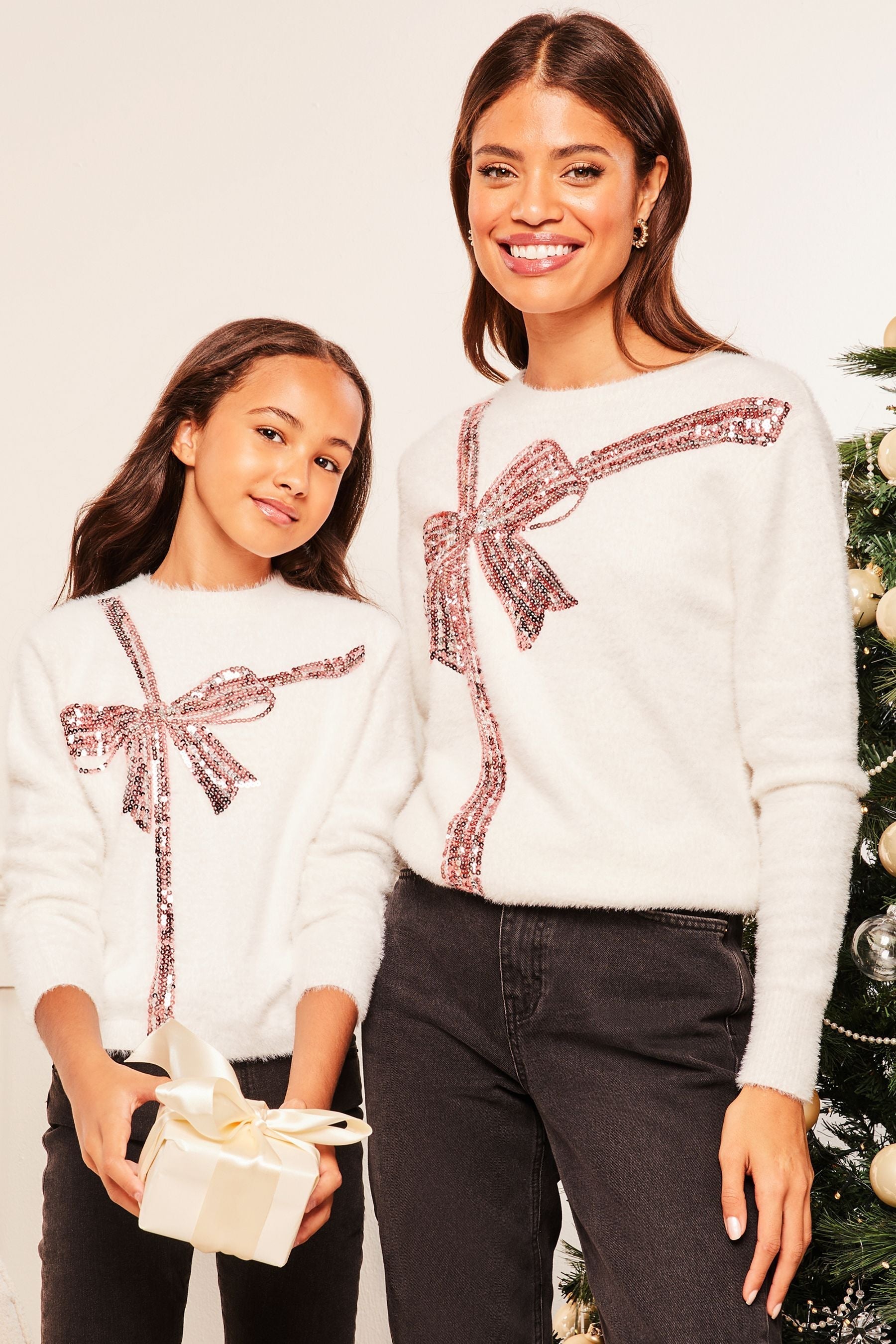 White Knitted Christmas Jumper