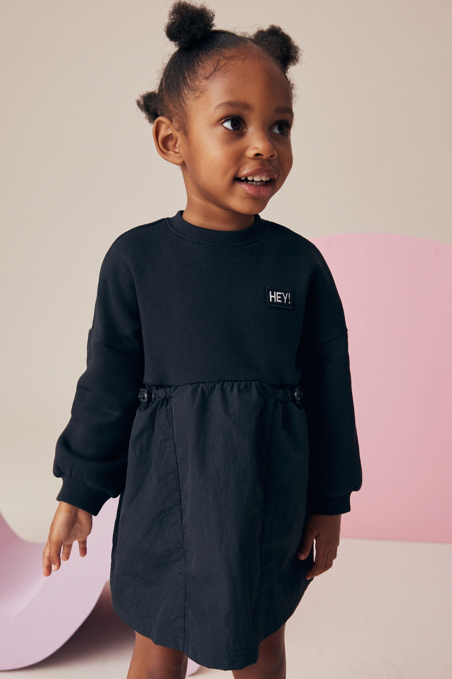 Black Utility Dress (3mths-8yrs)