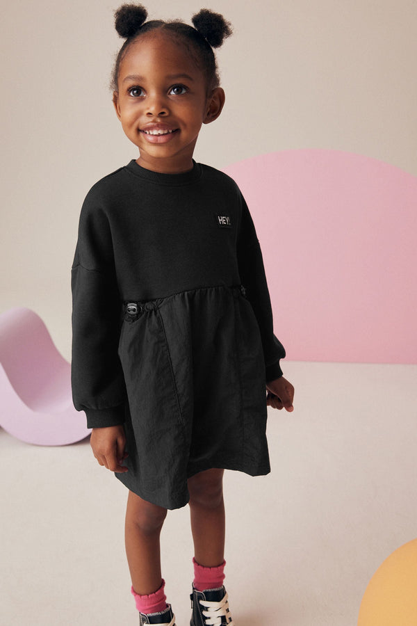 Black Utility Dress (3mths-8yrs)