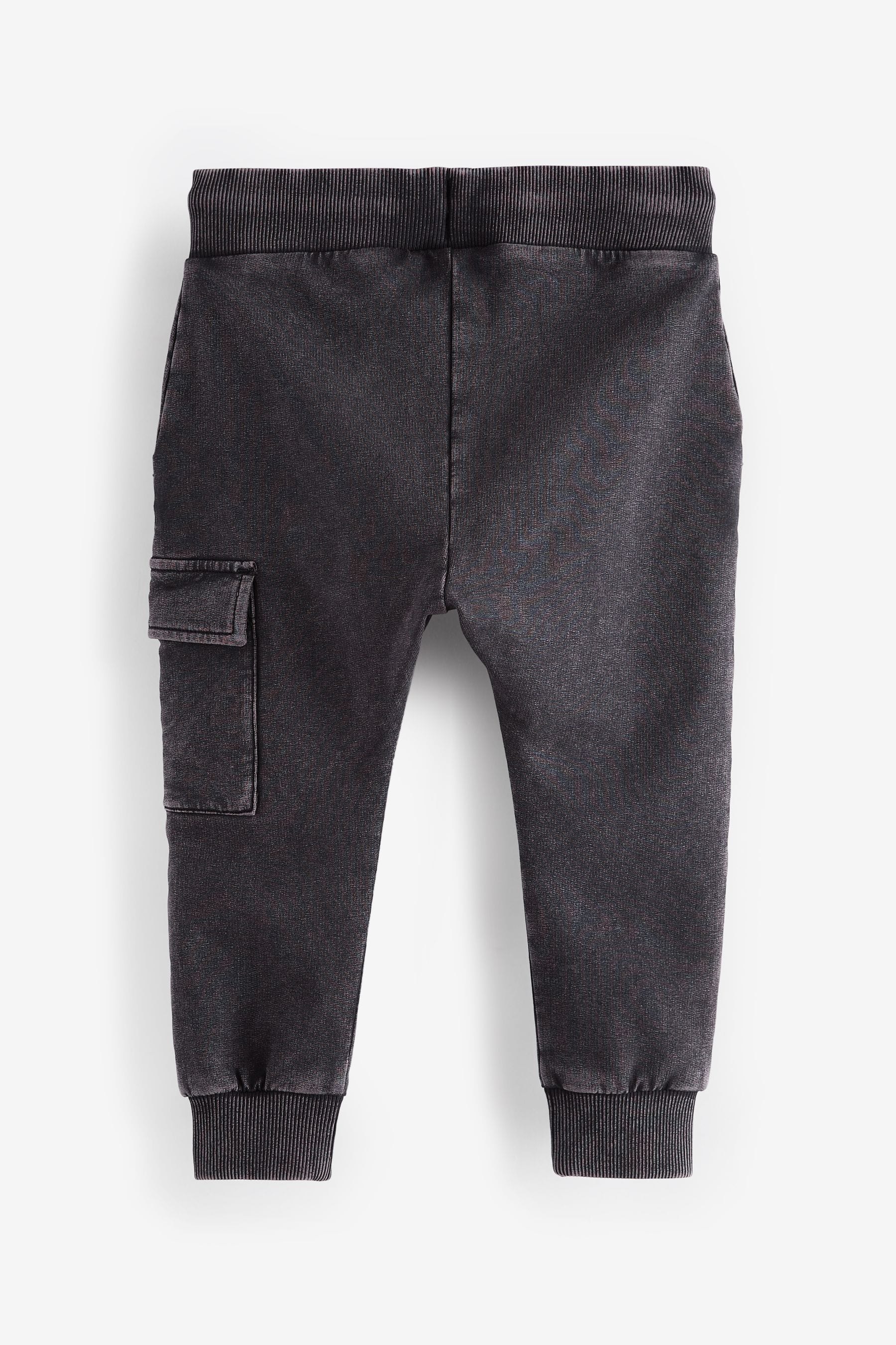 Grey Acid Wash Super Skinny Utility Joggers (3mths-7yrs)