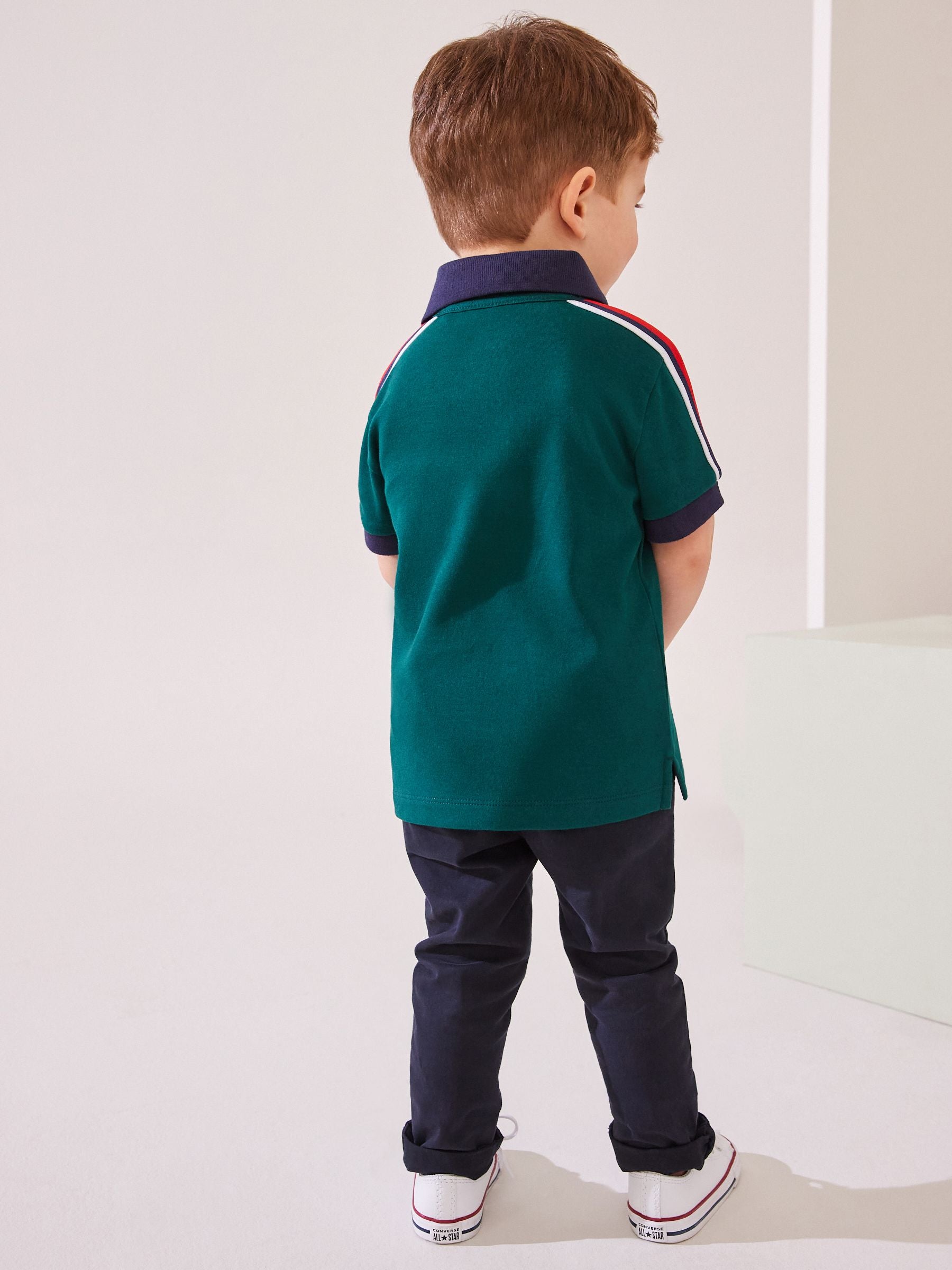 Green Tiger 100% Cotton Short Sleeve Polo Shirt (3mths-7yrs)