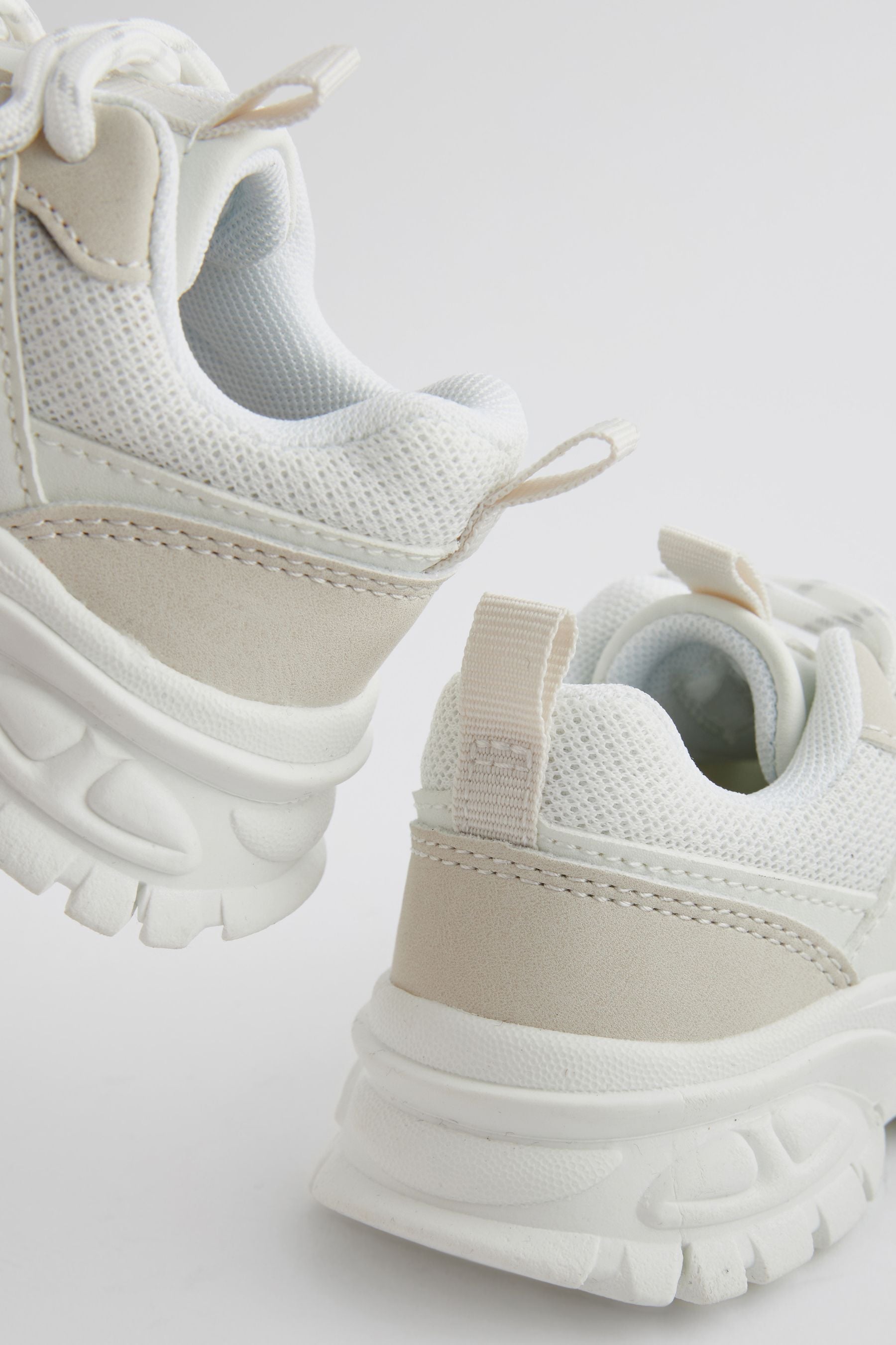 White Chunky Trainers