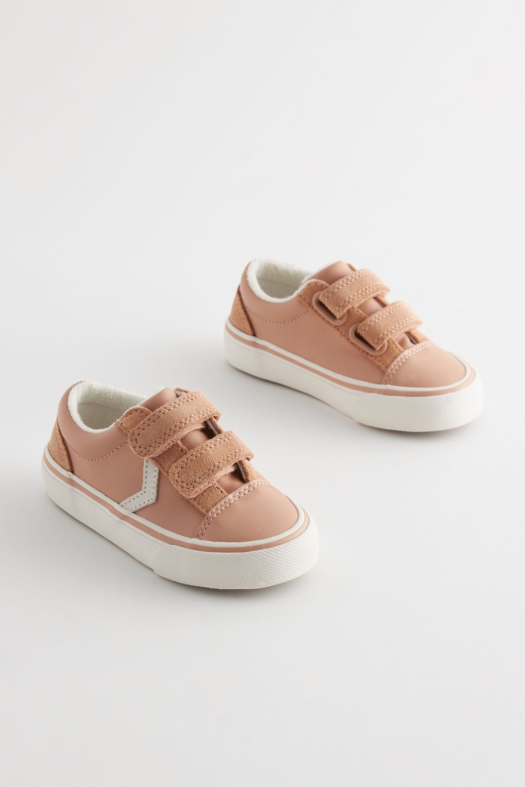 Pink Touch Fasten Strap Trainers