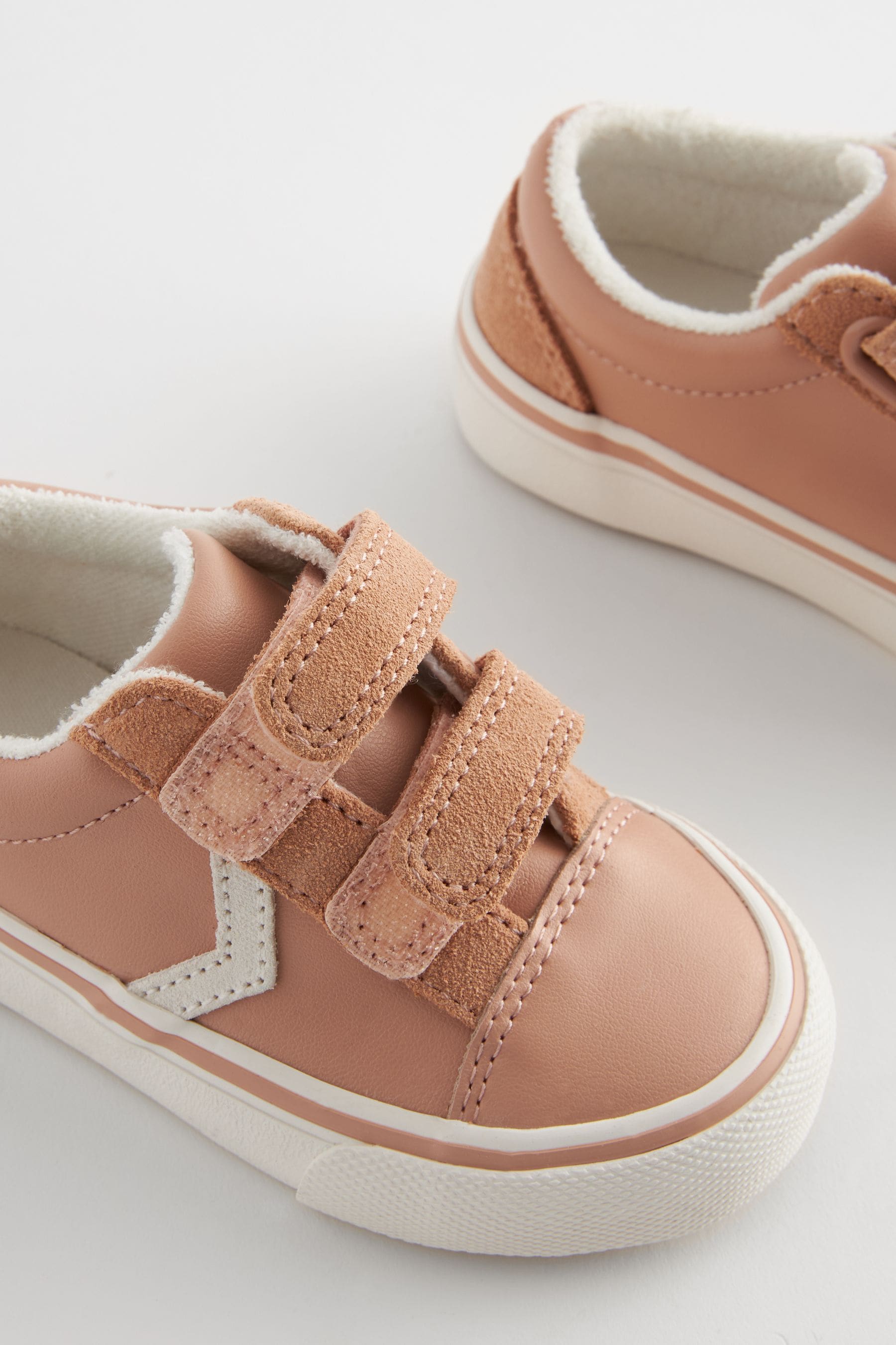 Pink Touch Fasten Strap Trainers