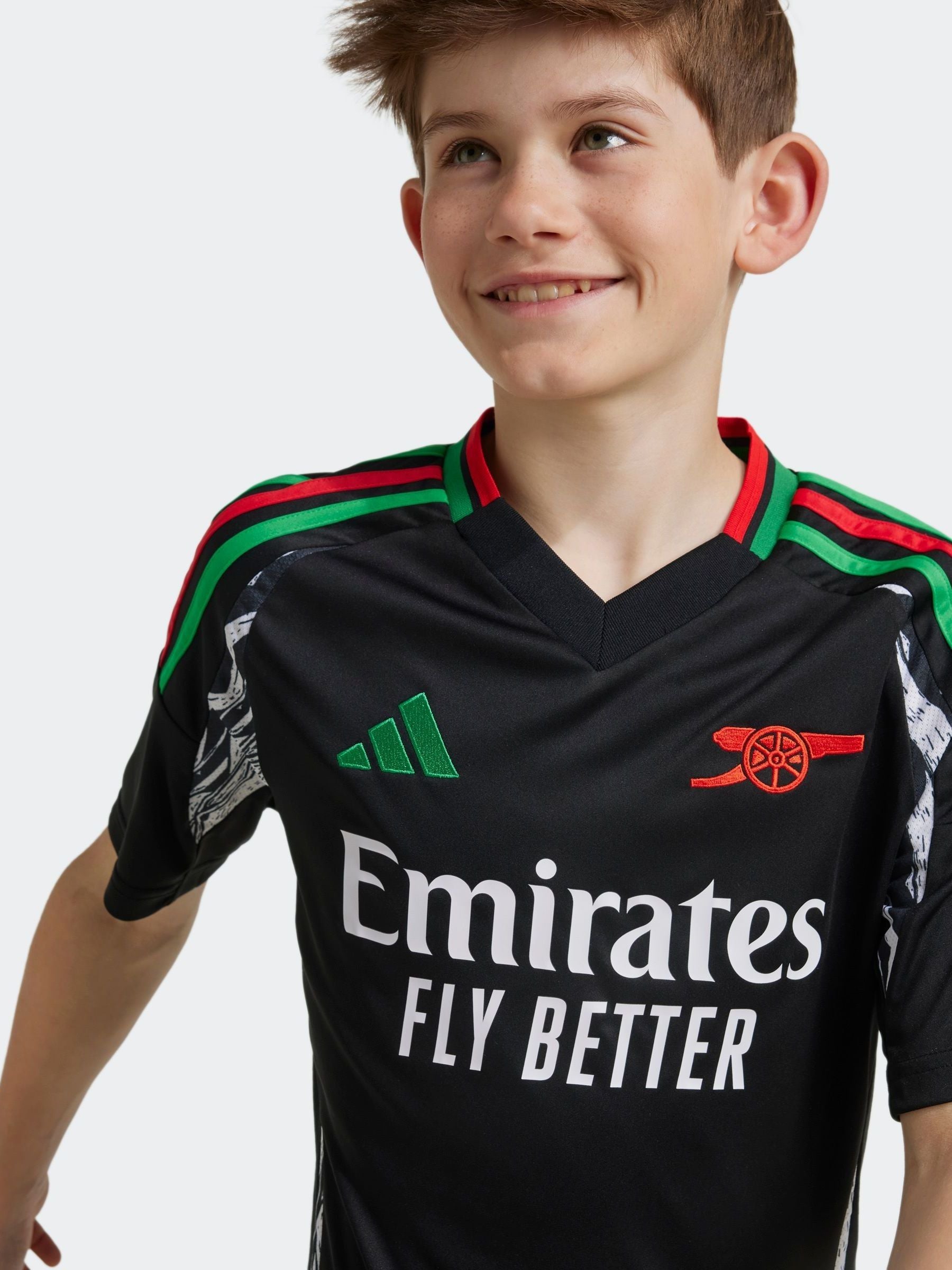 adidas Black Kids Arsenal 24/25 Away Jersey