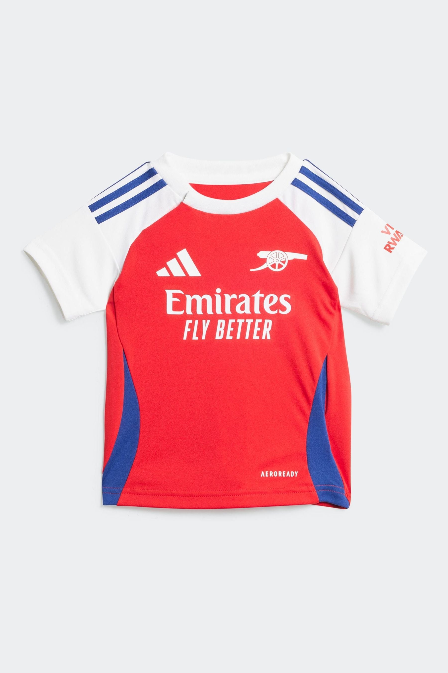 adidas Red/White Arsenal 24/25 Baby Kids Home Kit