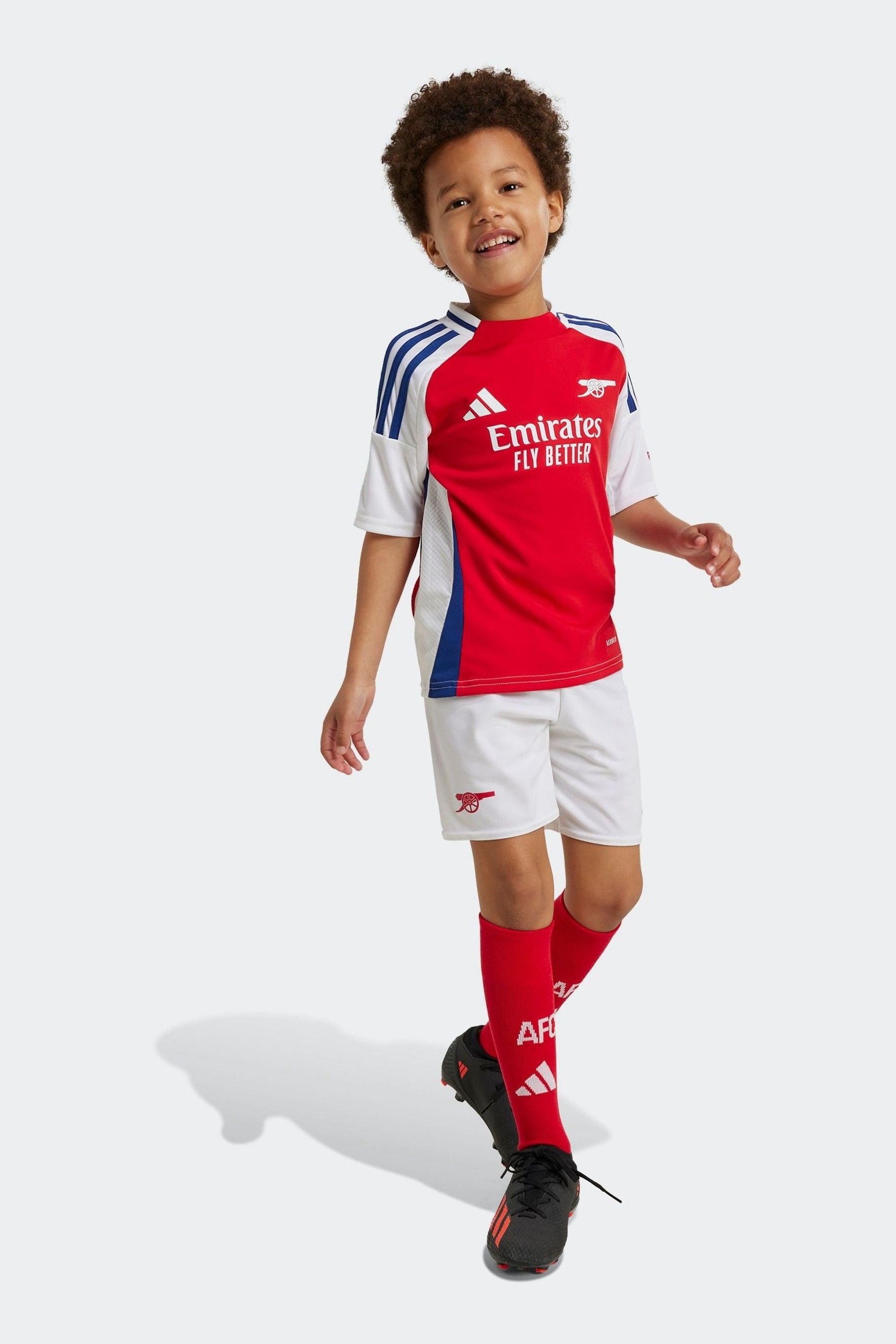 adidas Red/White Kids Arsenal 24/25 Home Mini Kit