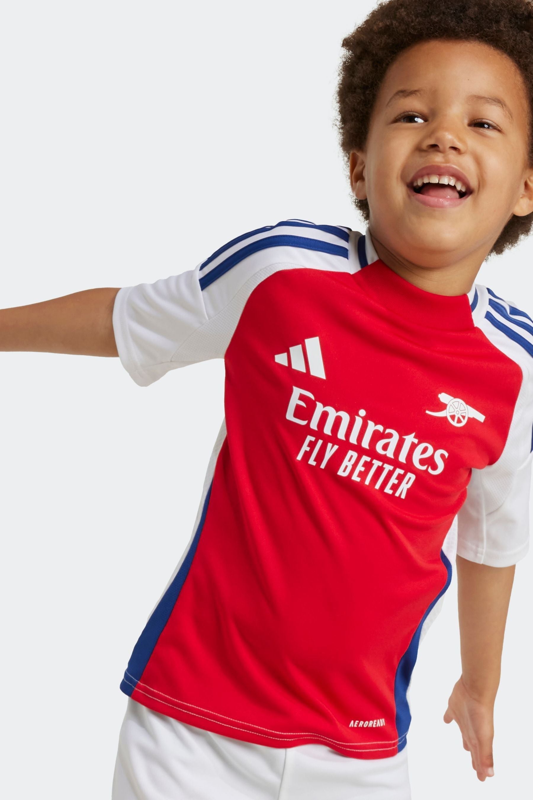 adidas Red/White Kids Arsenal 24/25 Home Mini Kit