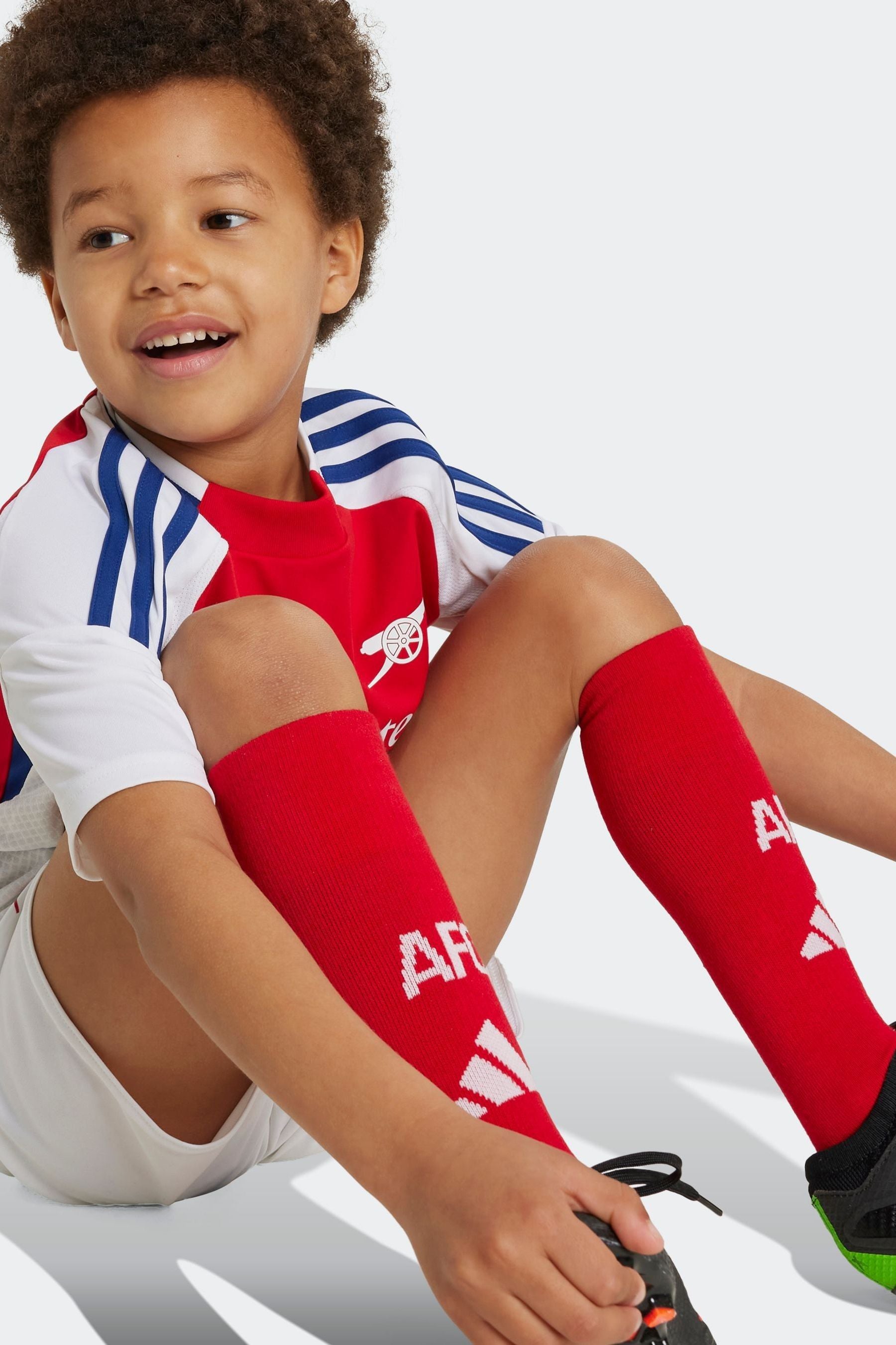 adidas Red/White Kids Arsenal 24/25 Home Mini Kit