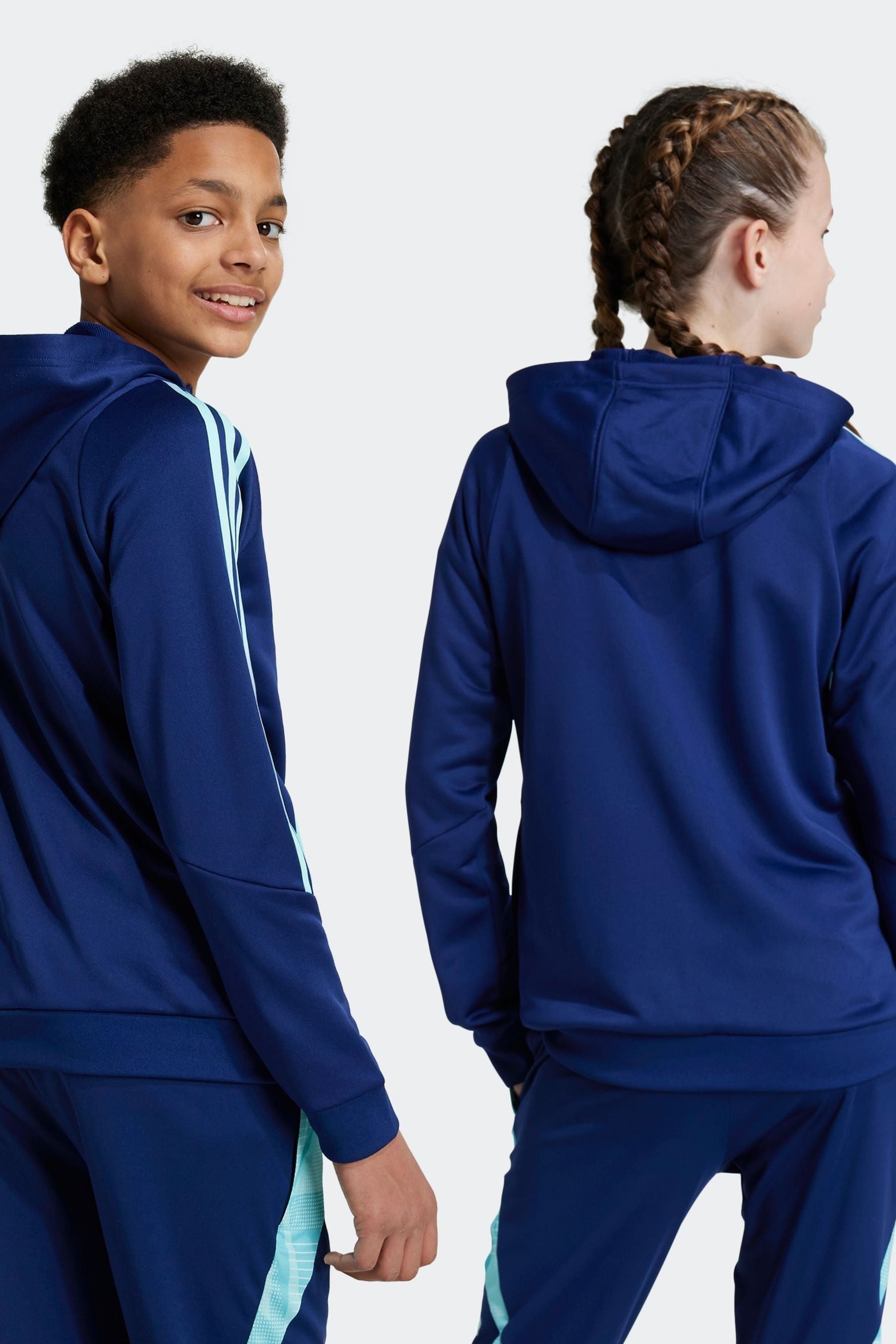 adidas Navy Kids Arsenal Tiro 24 Training Hoodie