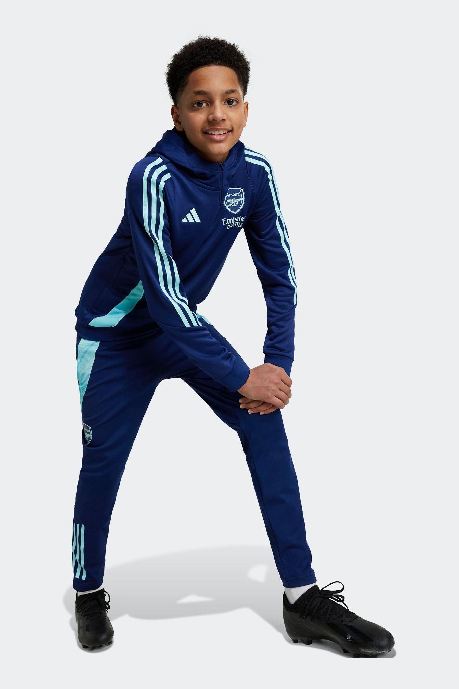 adidas Navy Kids Arsenal Tiro 24 Training Hoodie