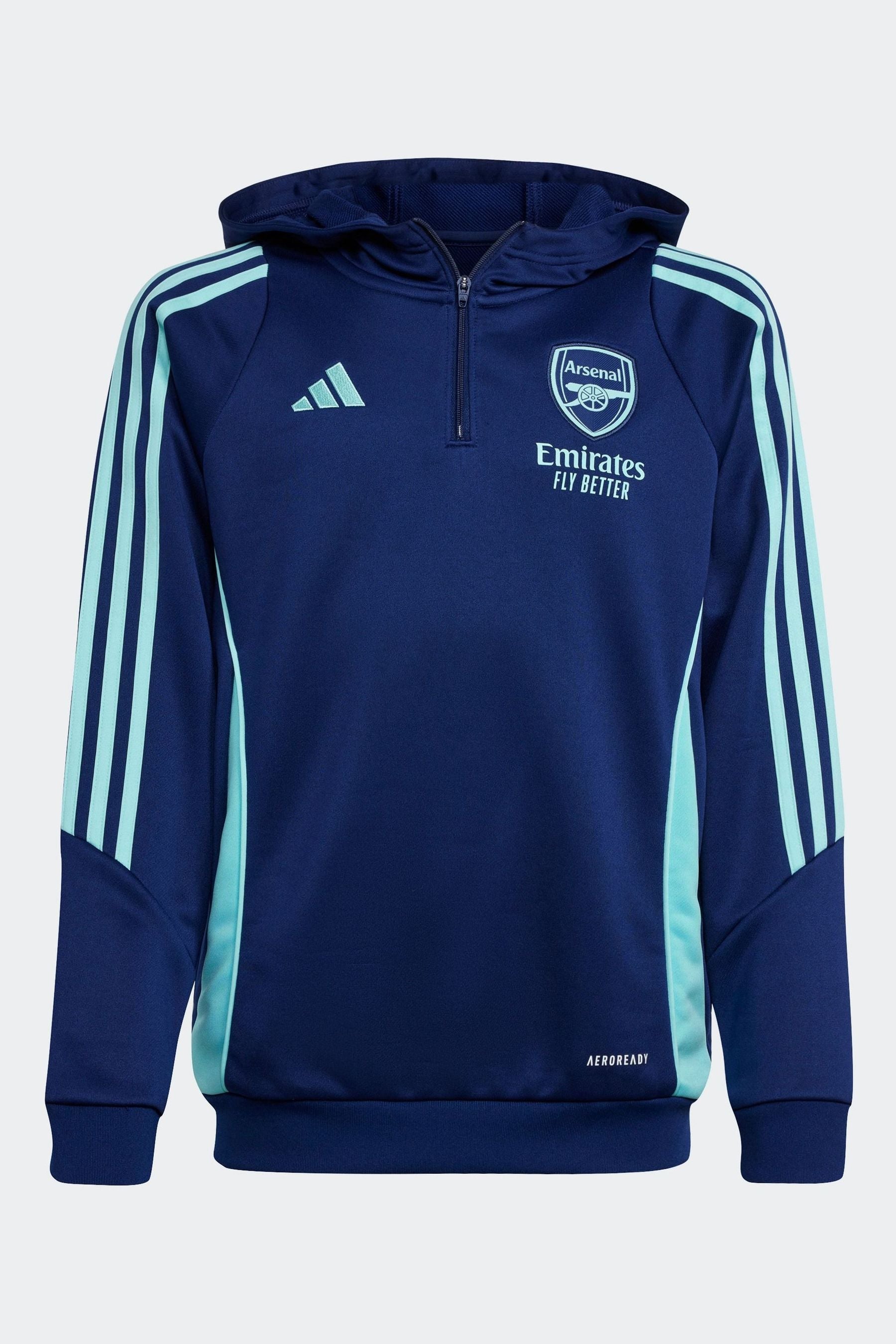 adidas Navy Kids Arsenal Tiro 24 Training Hoodie