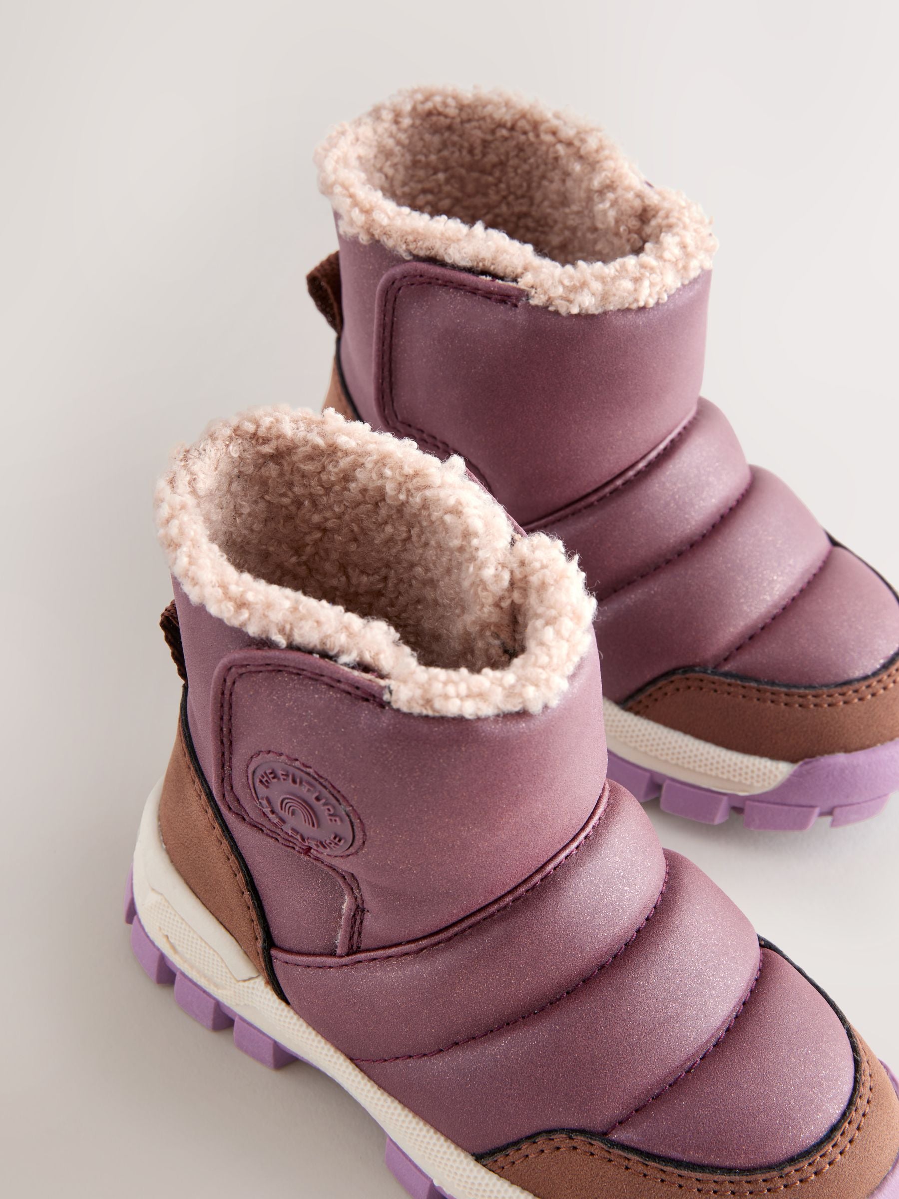 Burgundy Red Thinsulate Quilted Boots