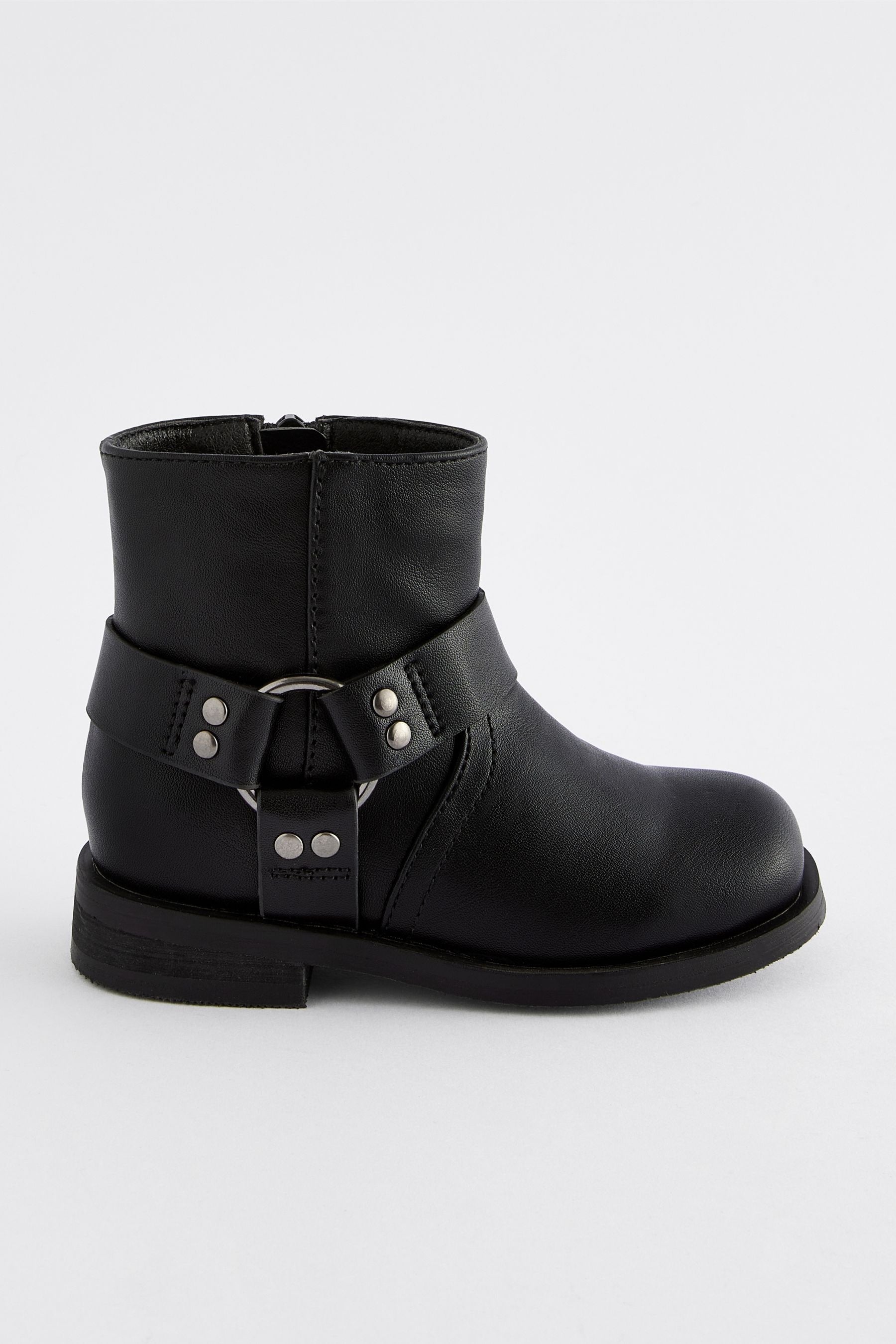 Black Biker Boots