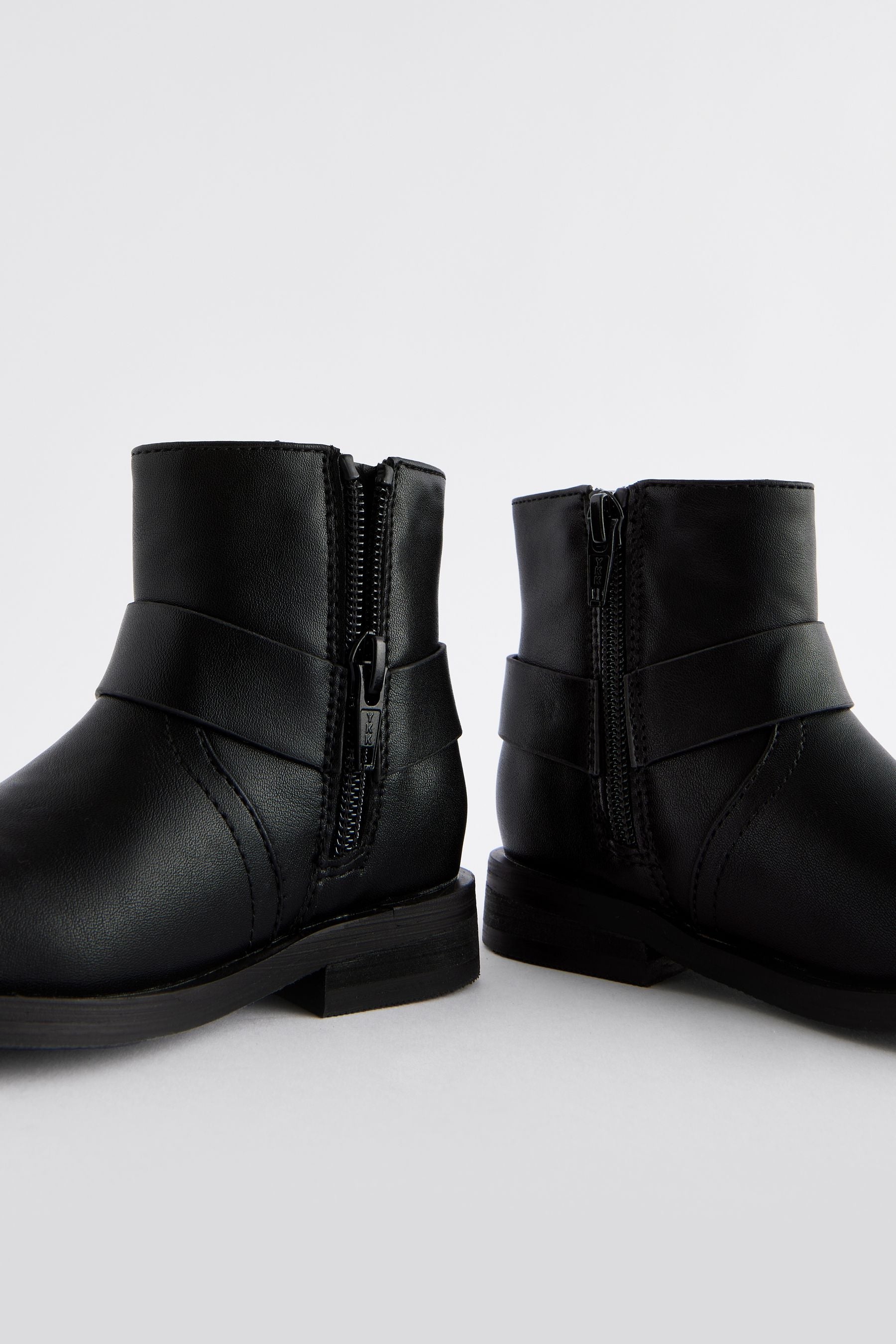 Black Biker Boots