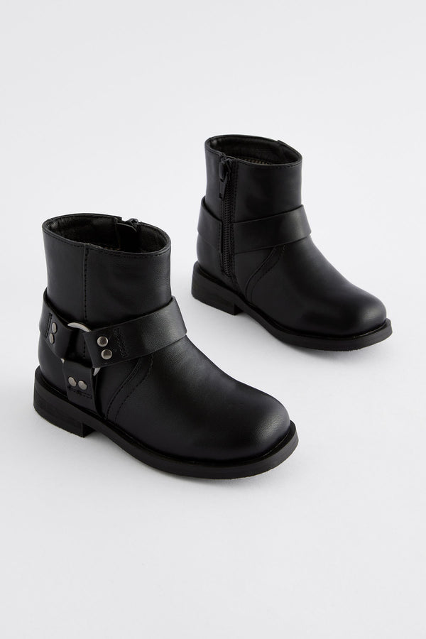 Black Biker Boots