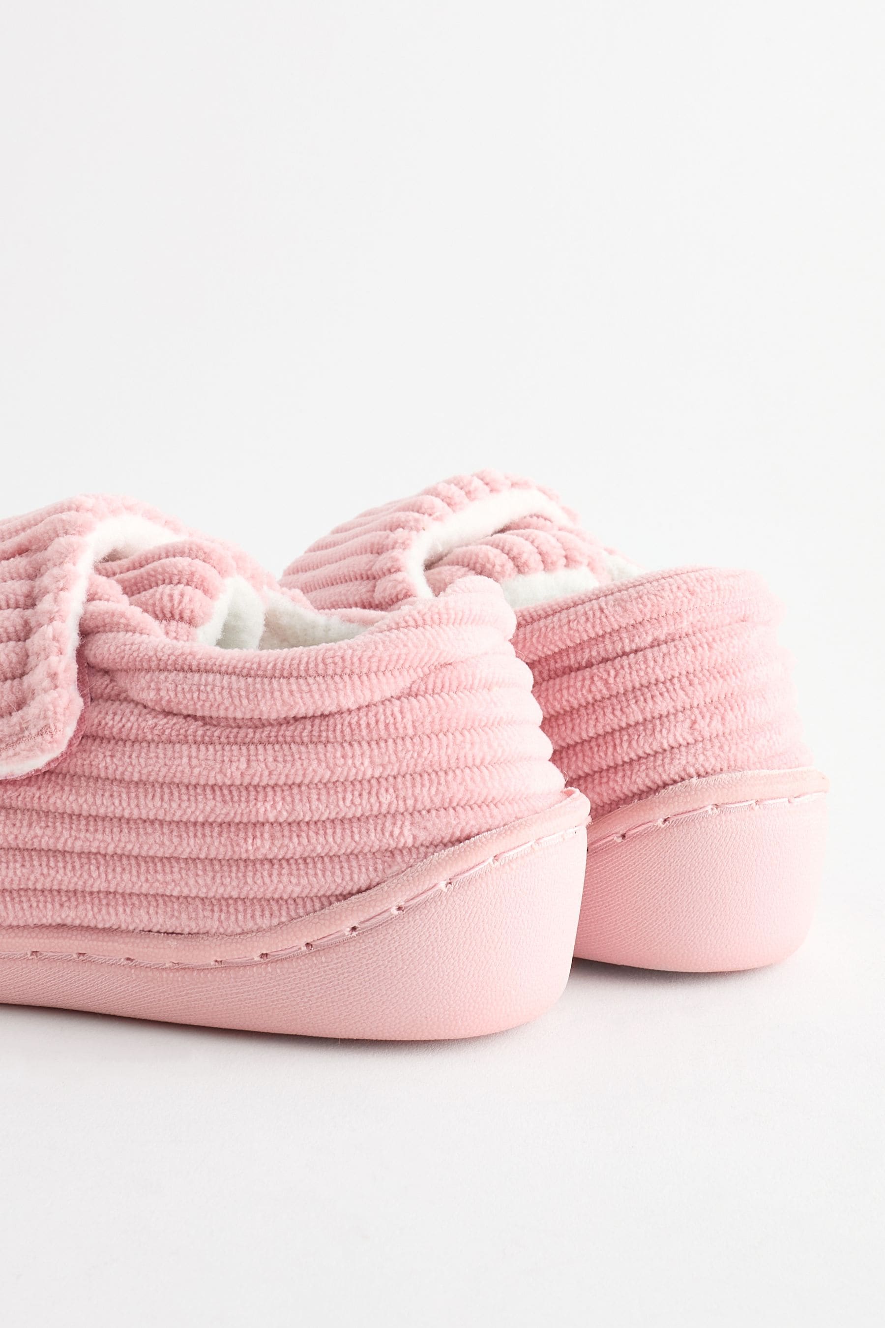 Pink Cord Cupsole Slippers