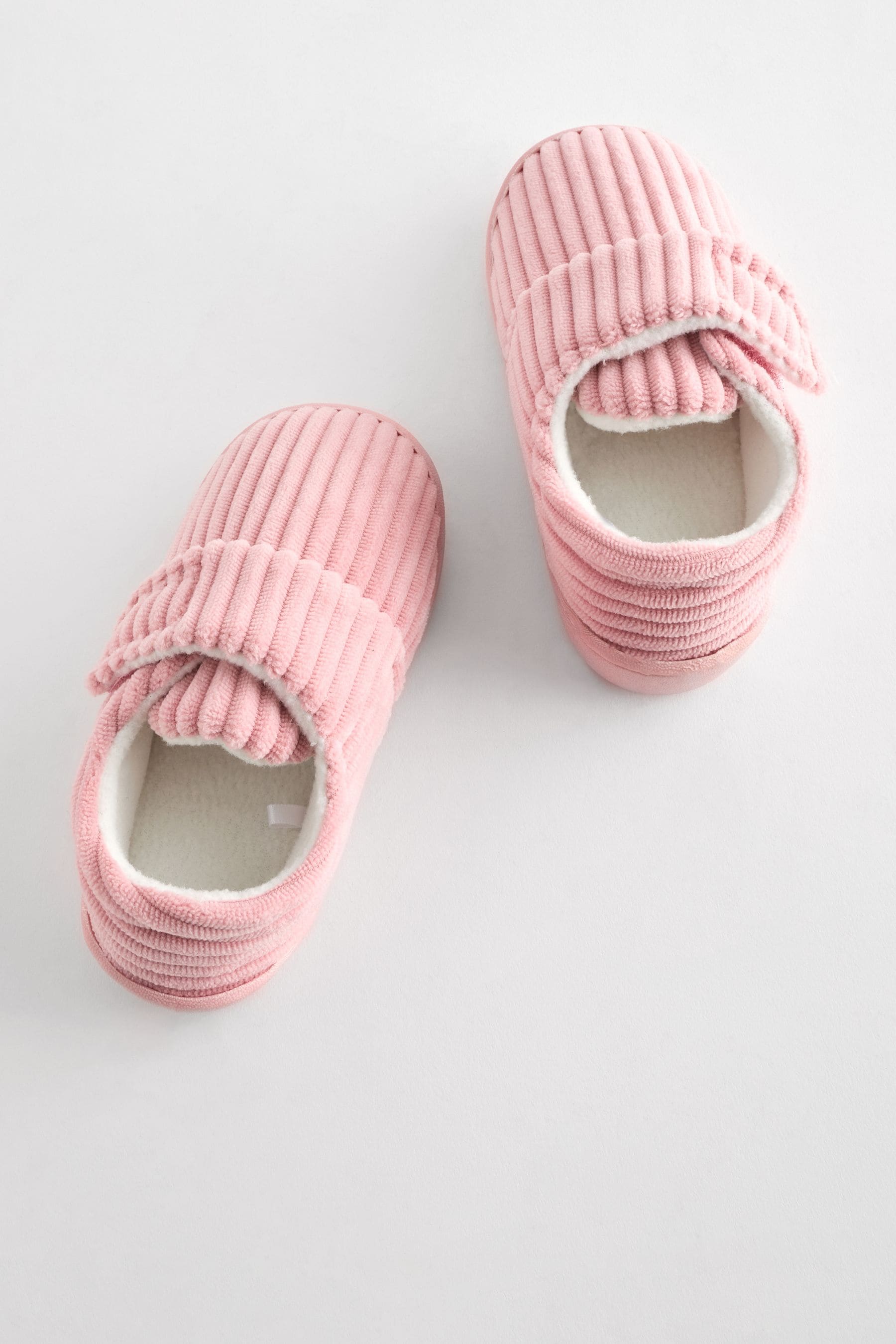 Pink Cord Cupsole Slippers