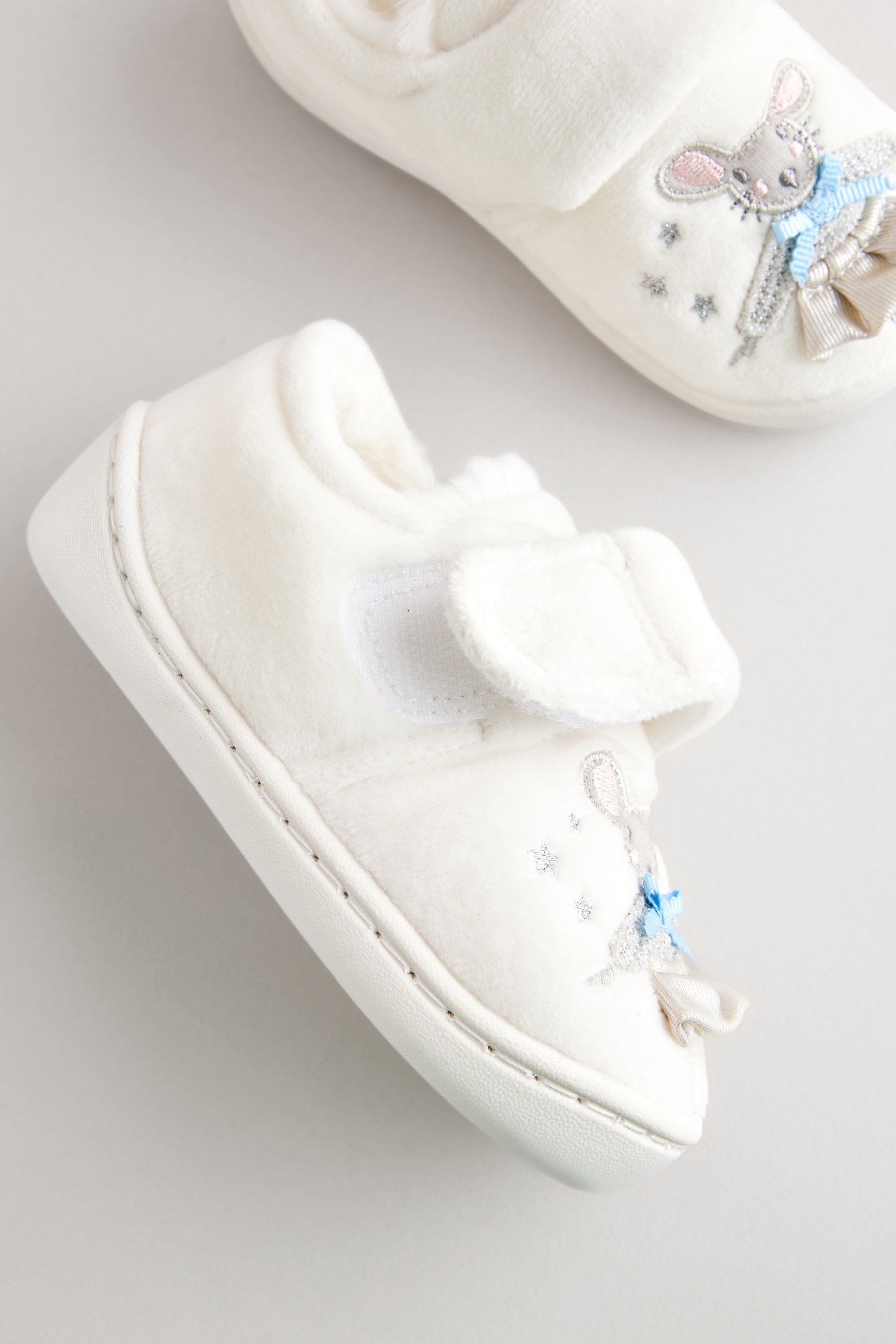 White Fairy Mouse Cupsole Slippers