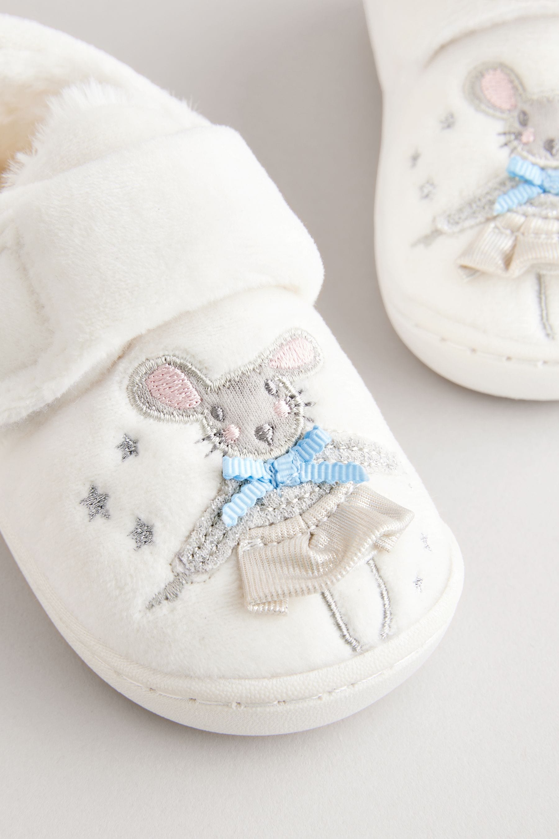 White Fairy Mouse Cupsole Slippers