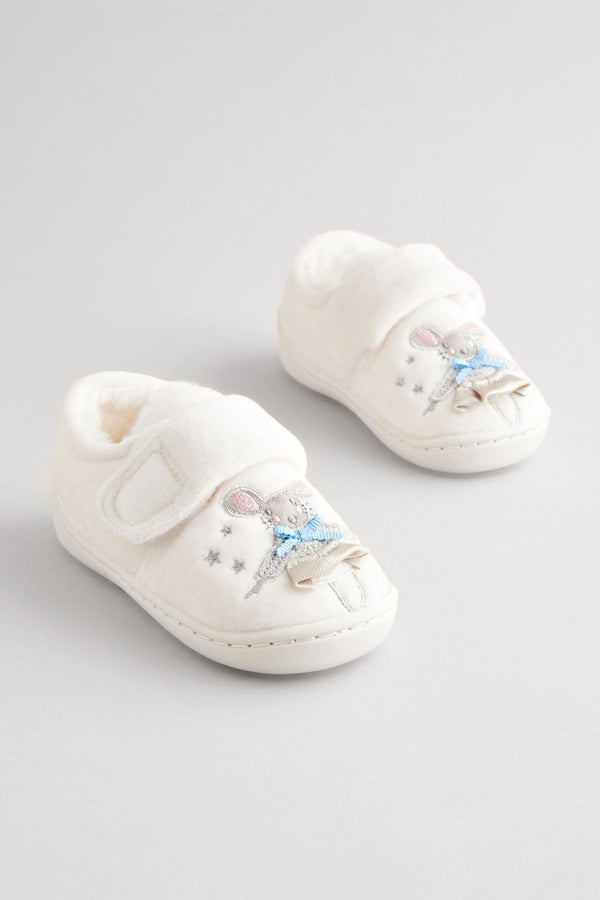 White Fairy Mouse Cupsole Slippers