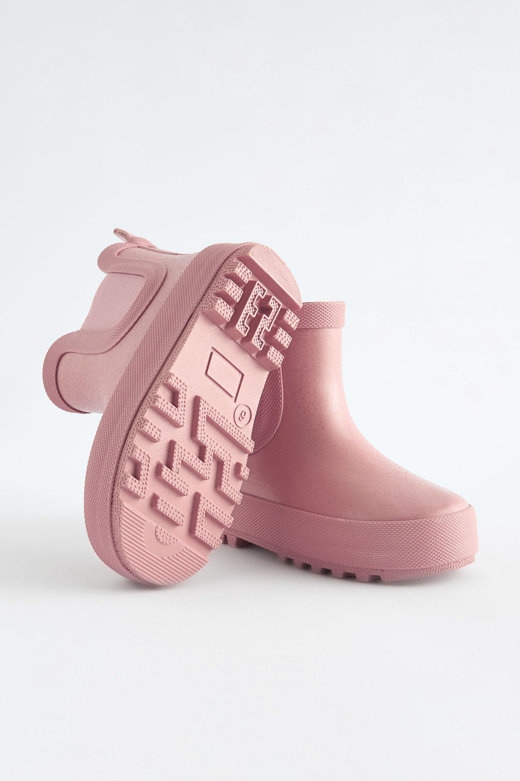 Pink Glitter Chelsea Wellies