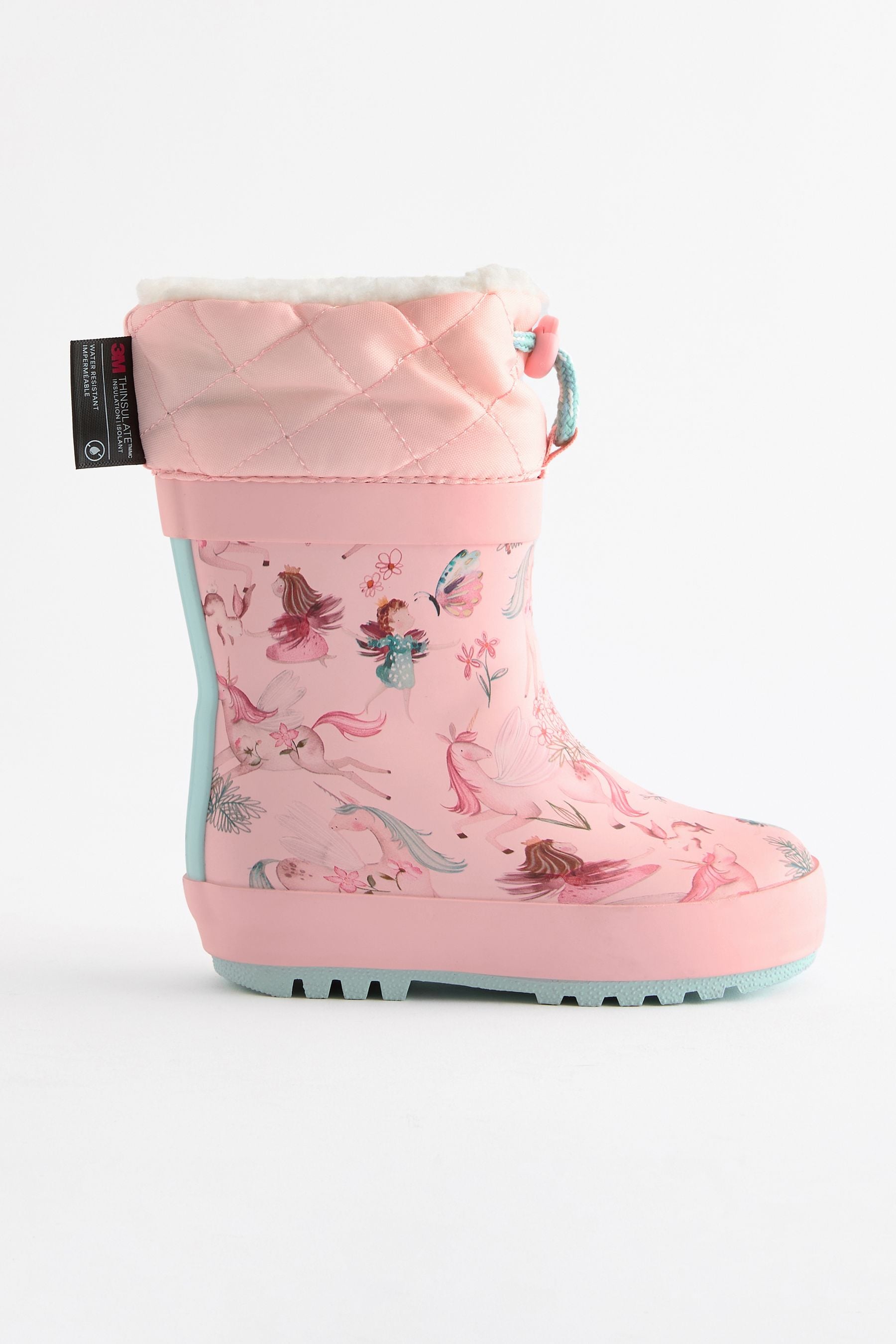 Pink Fairy Cuff Wellies