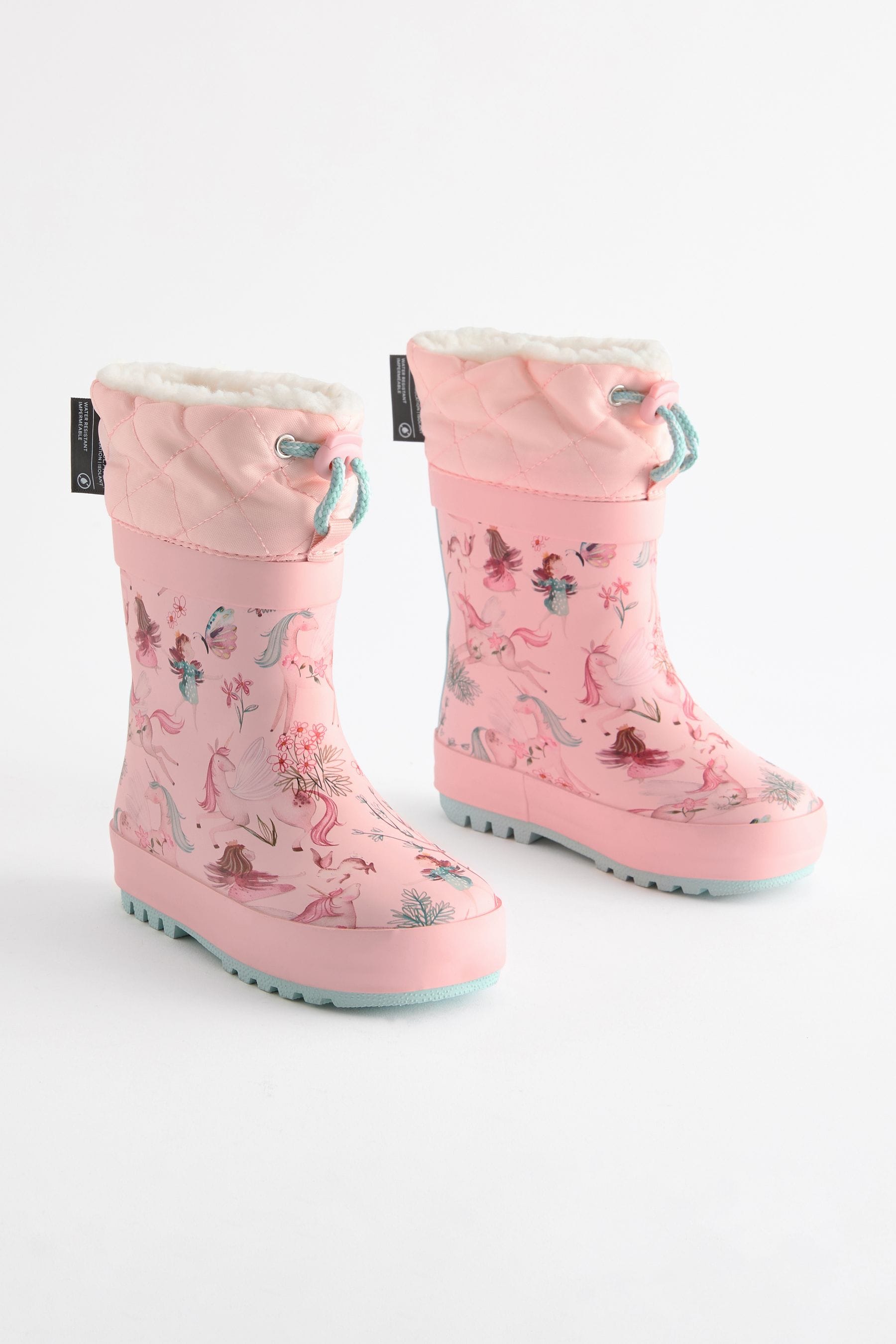 Pink Fairy Cuff Wellies