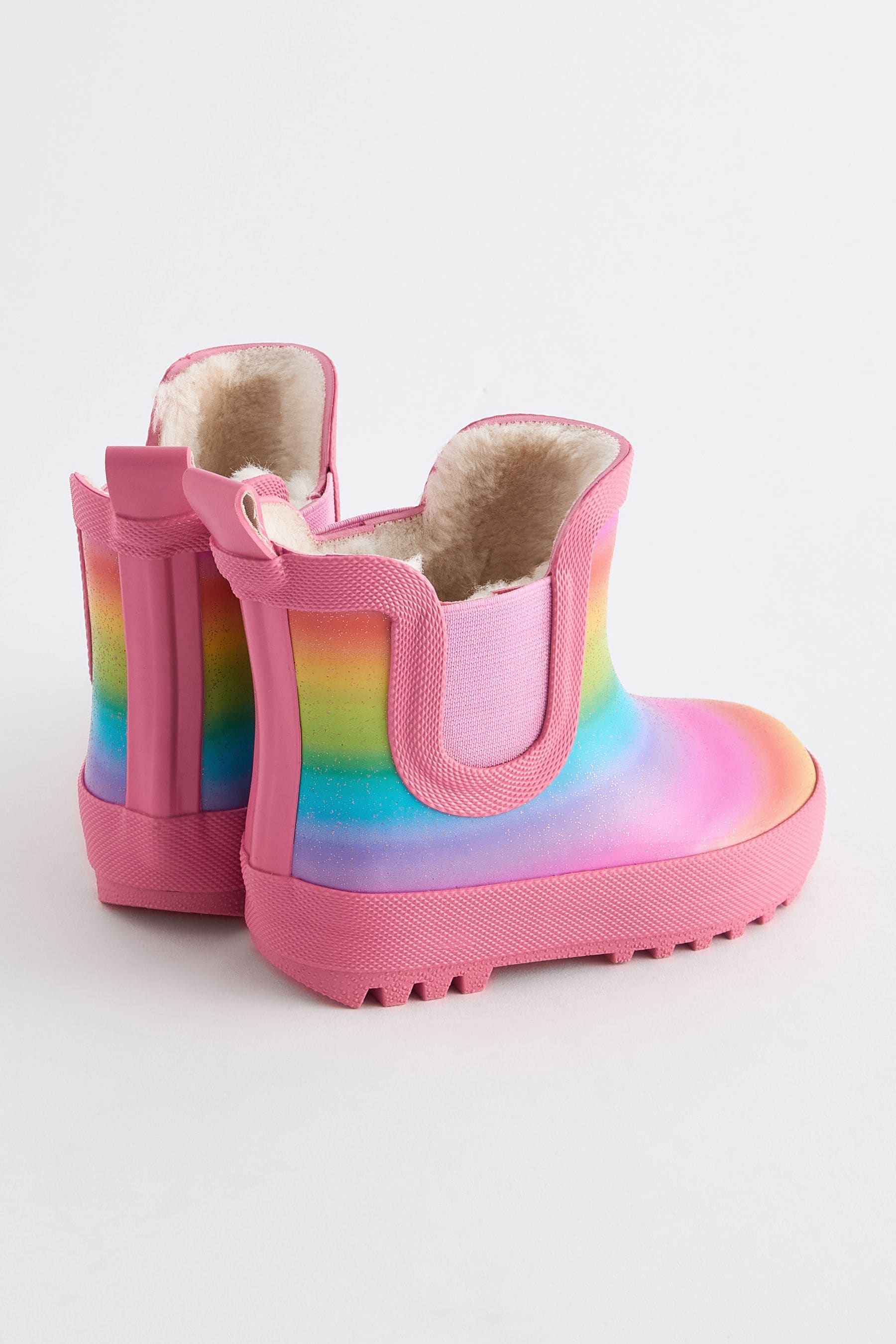 Multi Rainbow Chelsea Wellies