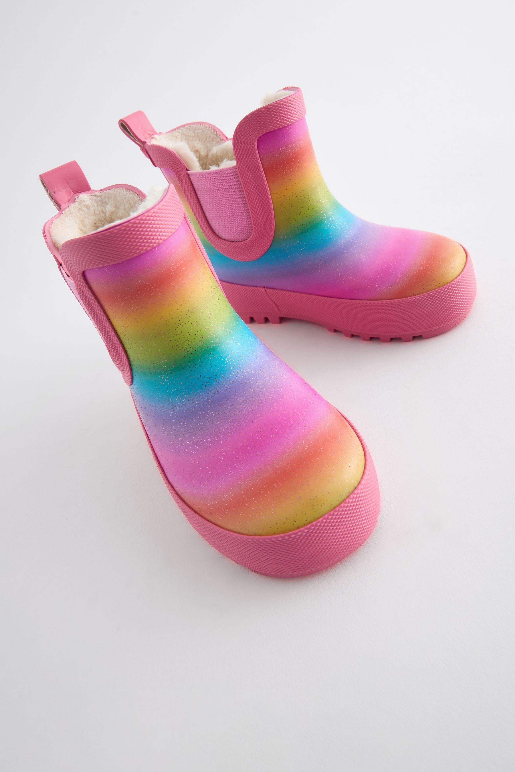 Multi Rainbow Chelsea Wellies