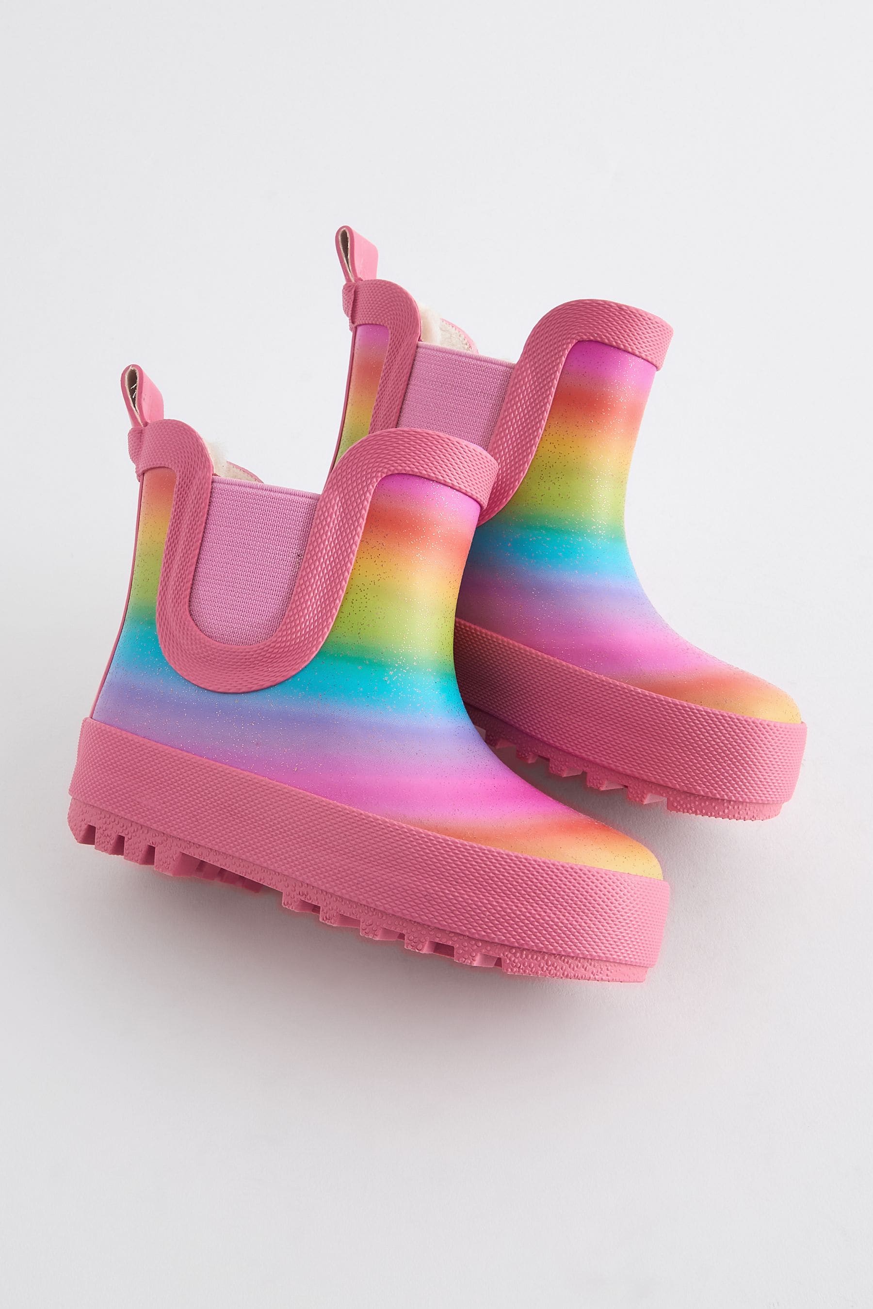 Multi Rainbow Chelsea Wellies