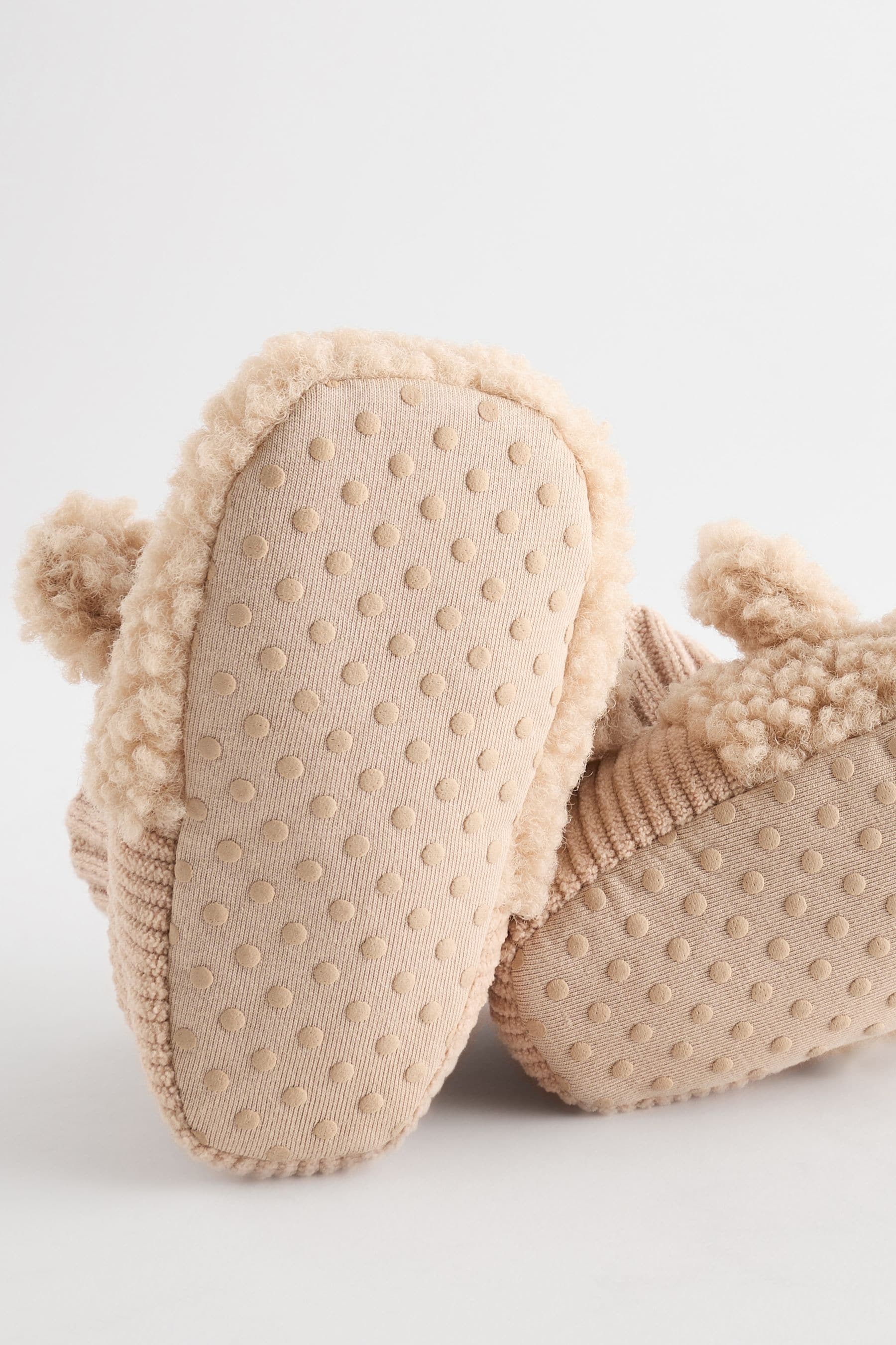 Neutral Bear Baby Bootie Shoes (0-18mths)