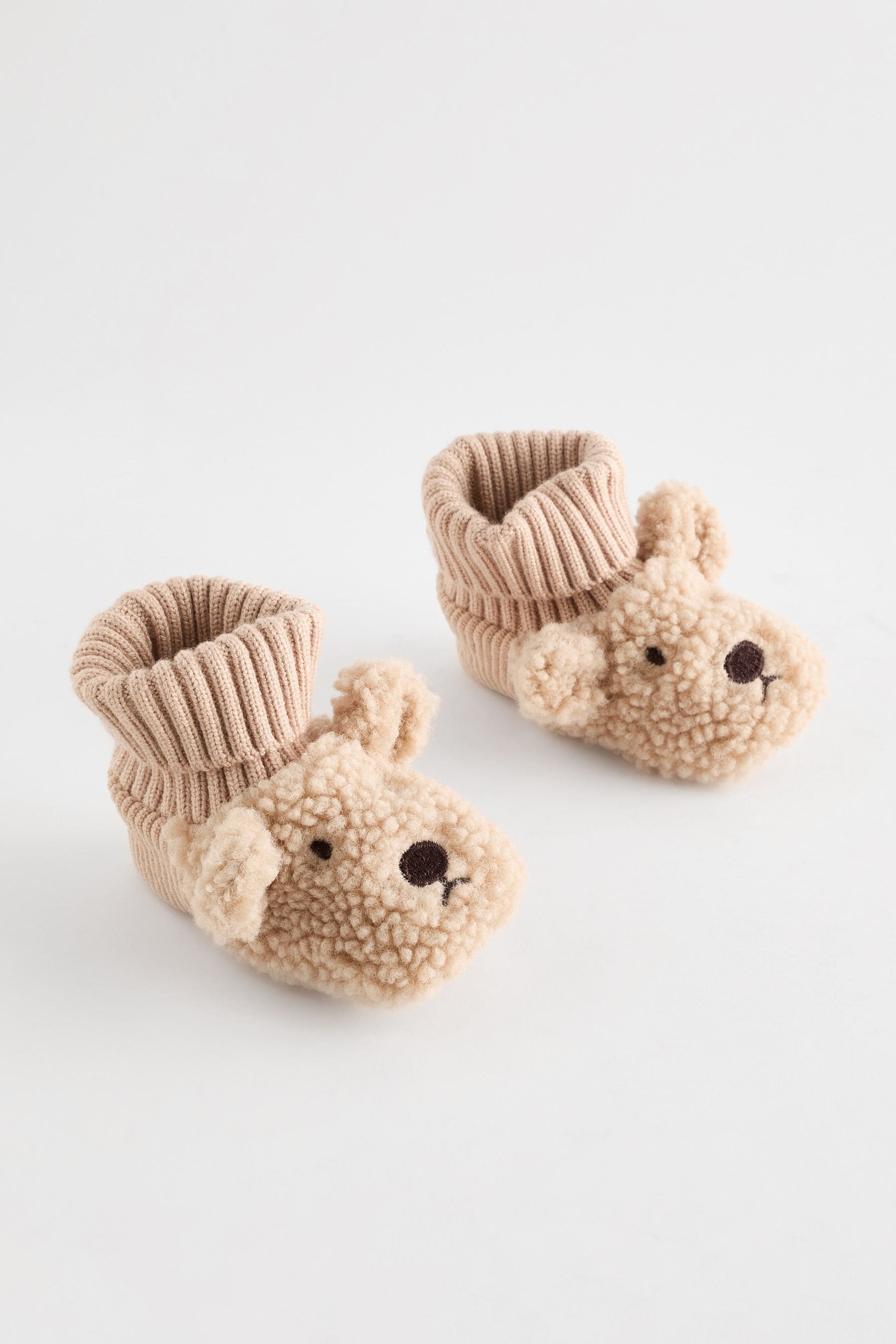 Neutral Bear Baby Bootie Shoes (0-18mths)