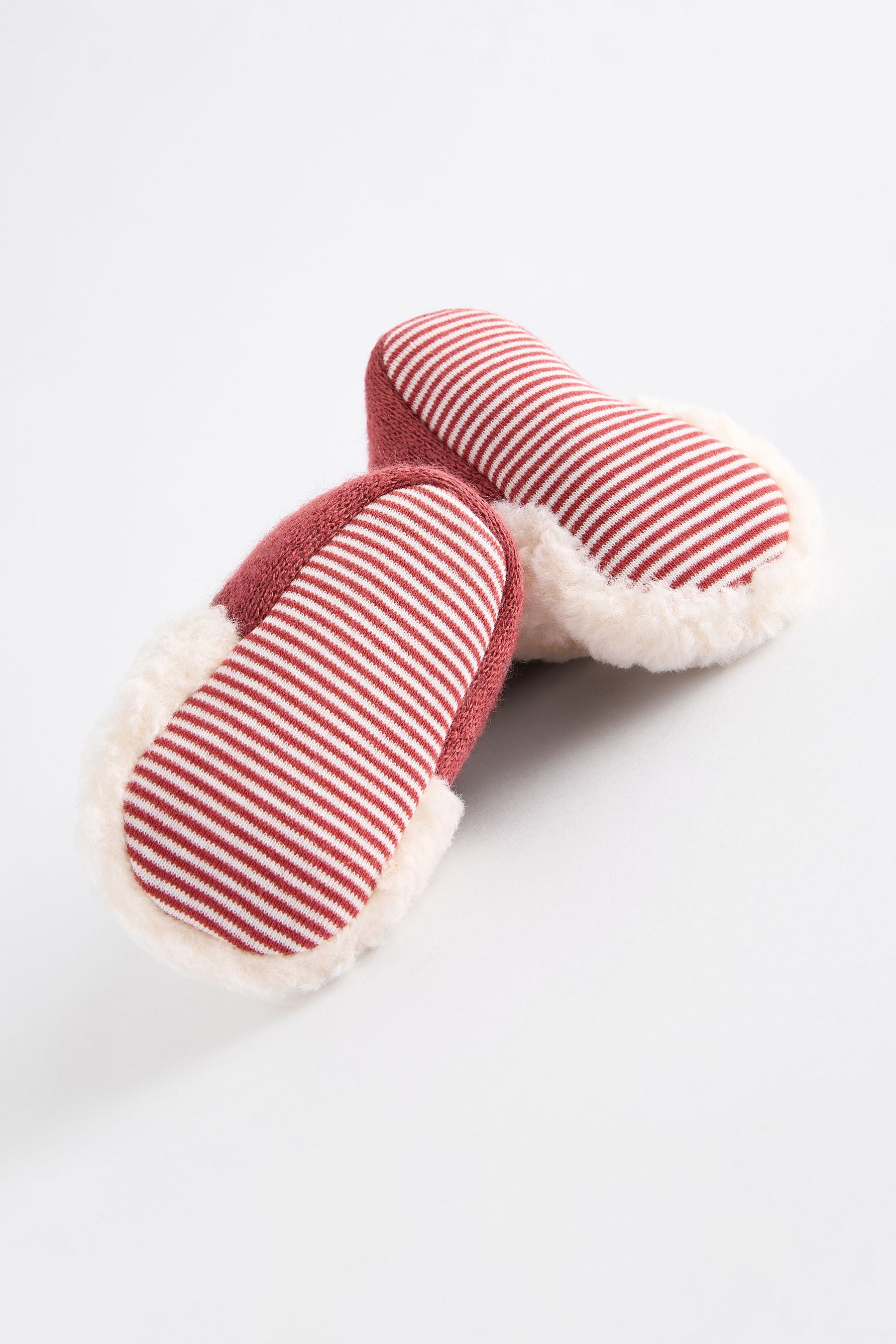 Red Christmas Santa Baby Bootie Shoes (0-18mths)