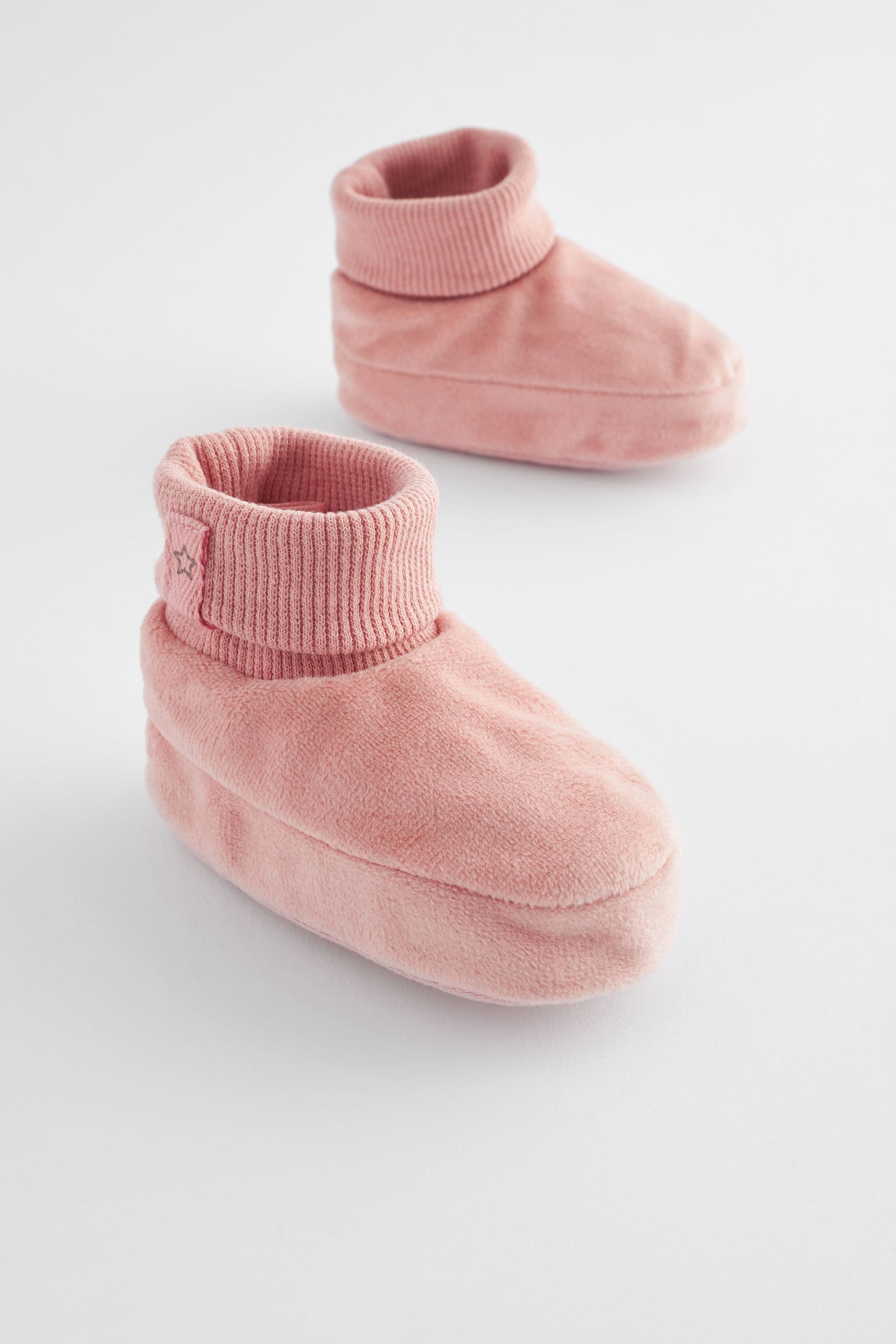 Pink Baby Bootie Shoes (0-18mths)