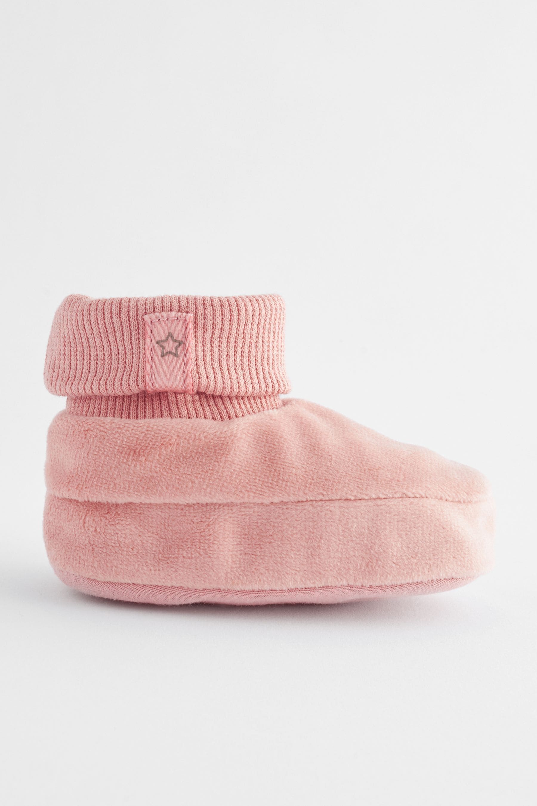 Pink Baby Bootie Shoes (0-18mths)